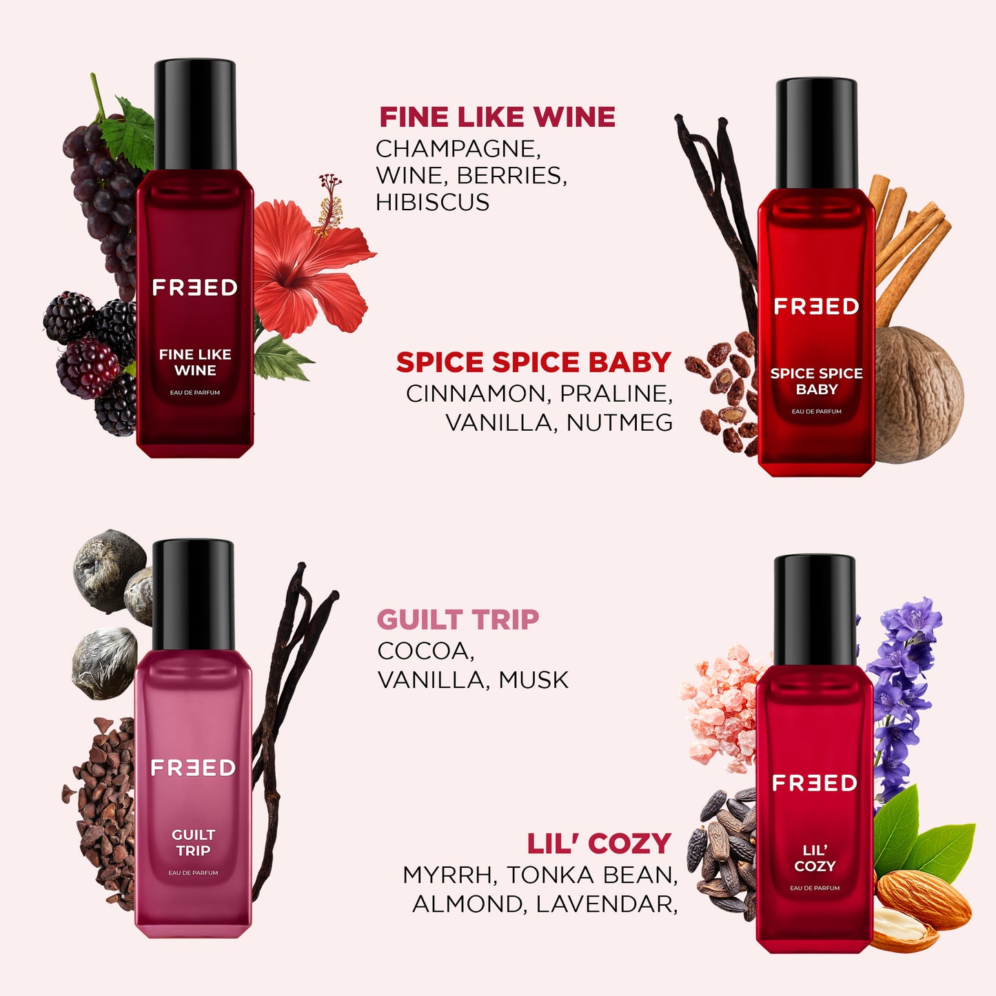 Freed No Strings Attached Perfume Giftset (20ml X 4)