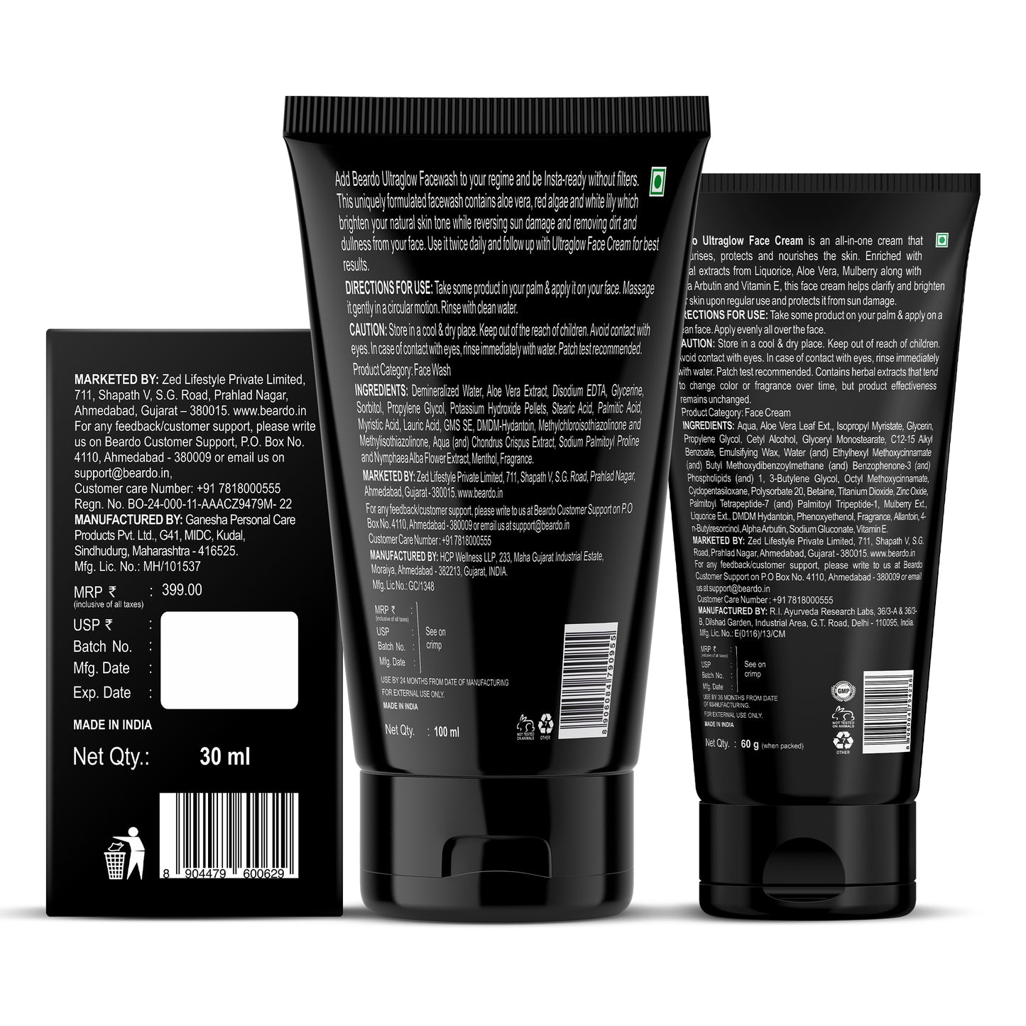 Beardo Ultra Glow Kit