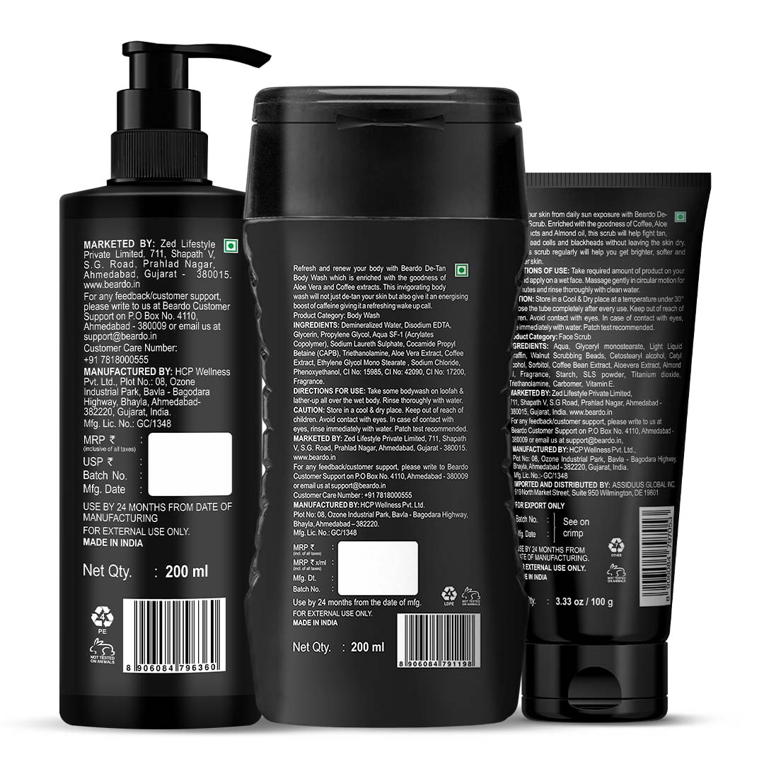 Beardo De-tan Har Roz Kit