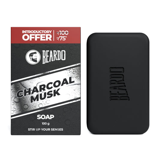 Beardo Charcoal Musk Soap