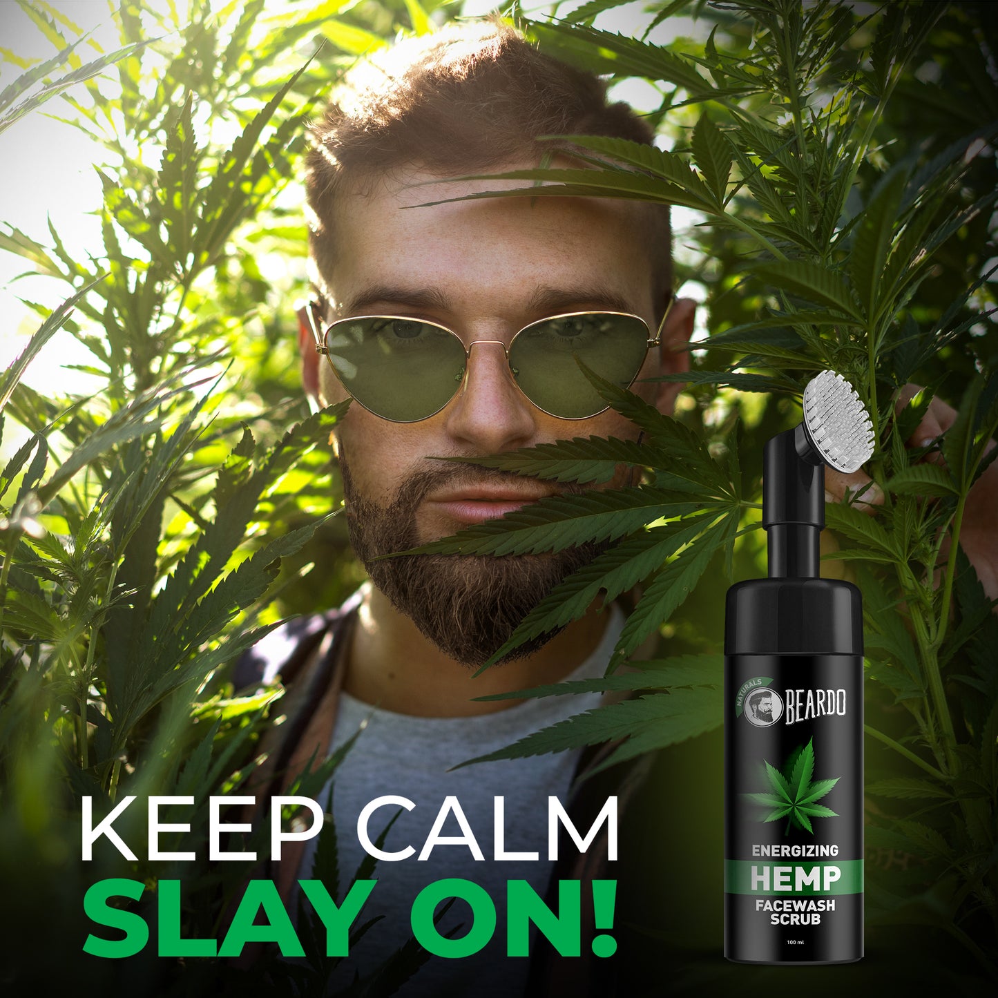 Beardo Energizing Hemp Facewash Scrub