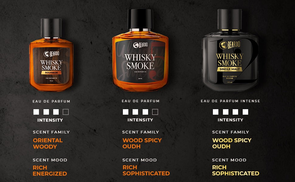 Whisky Smoke Perfume, rich and smoky scent for men’s allure.
