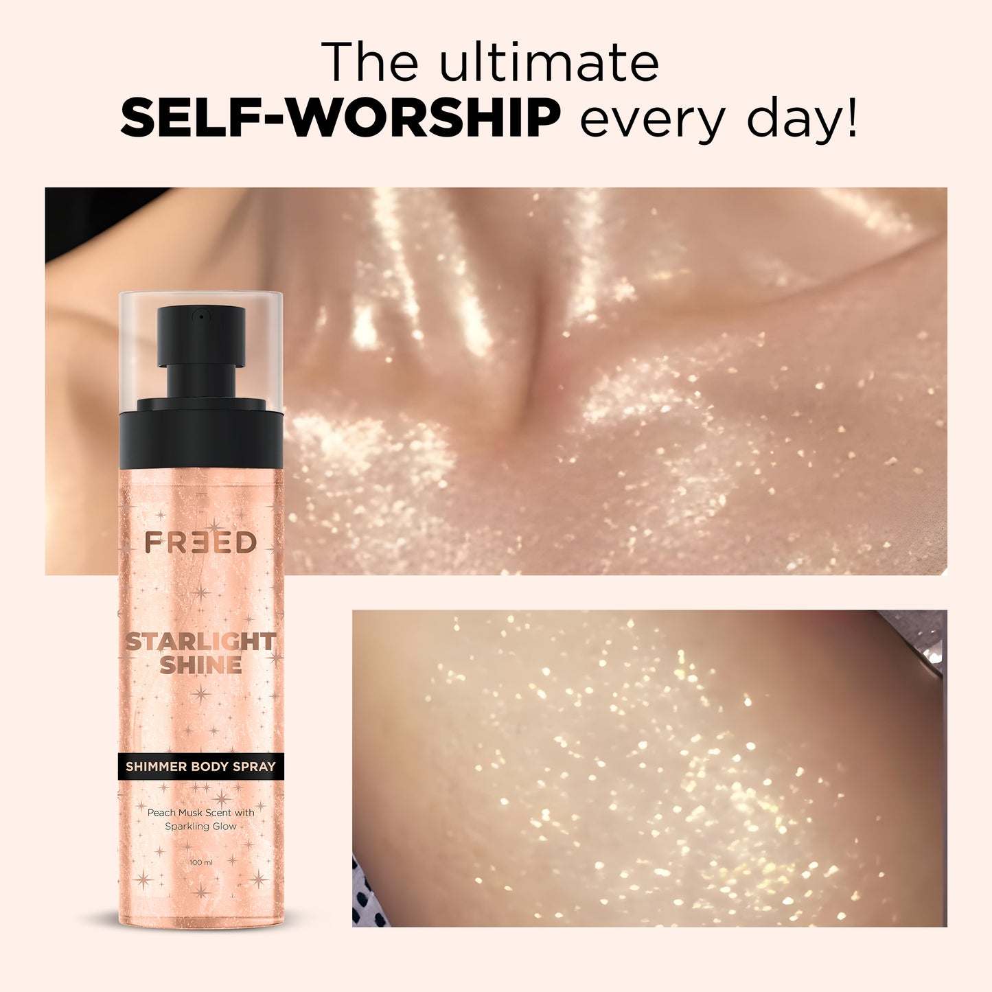 Freed Starlight Shine Shimmer Body Spray (100ml)