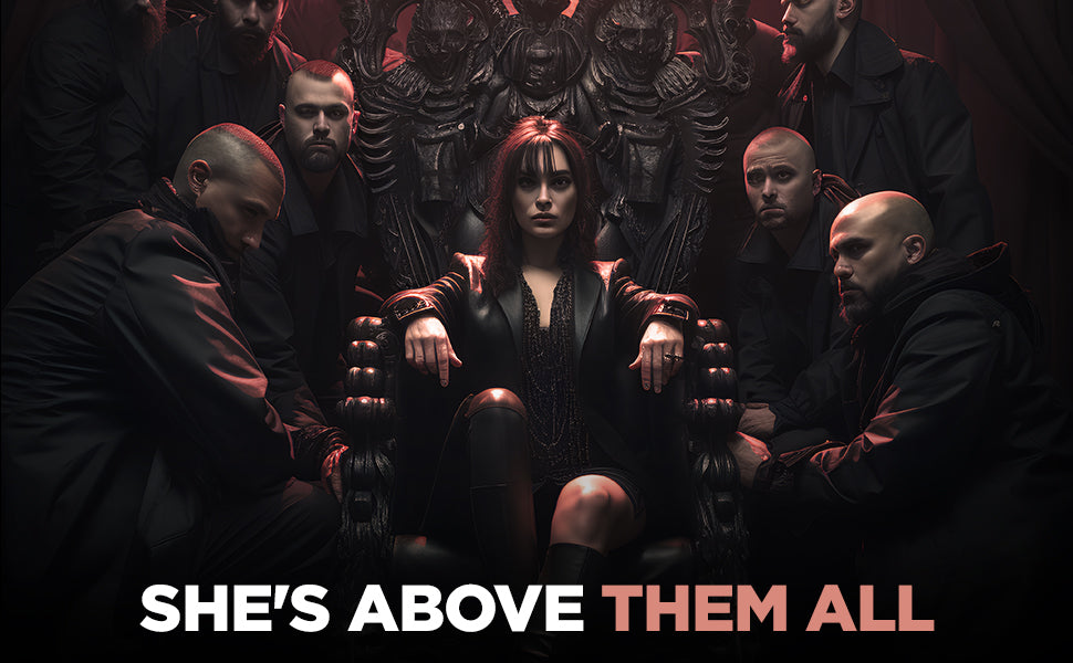 Empowered woman standing tall, radiating confidence and leadership above all.