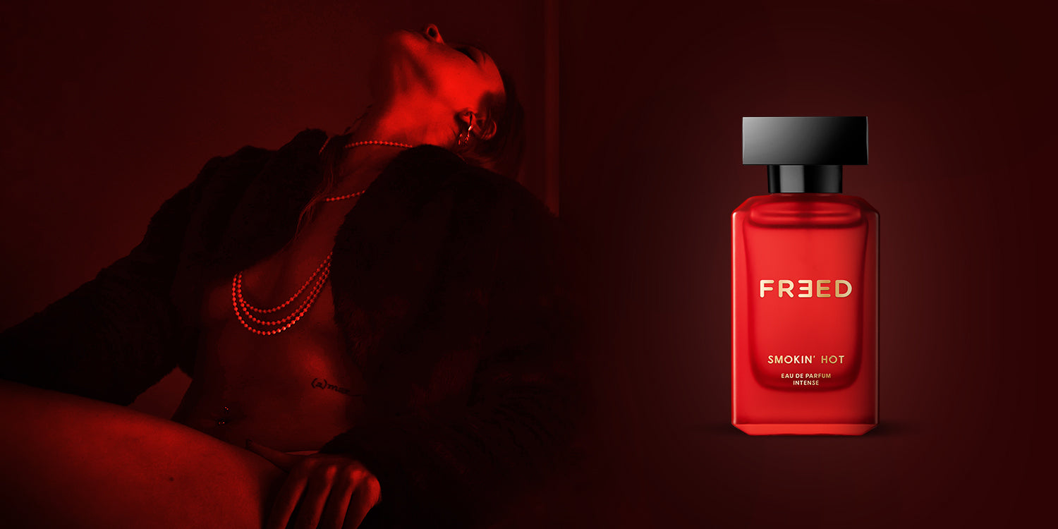 Bold and captivating Smoking Hot perfume bottle