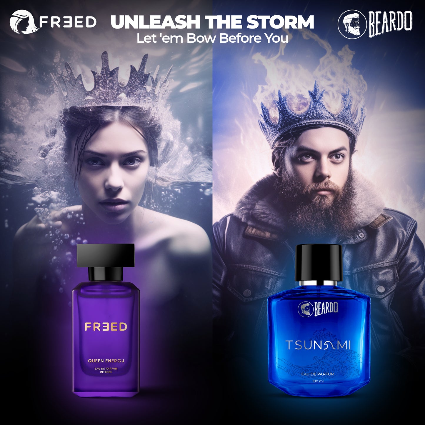 Beardo & Freed Majestic Duo Gift Set (For Him & Her)