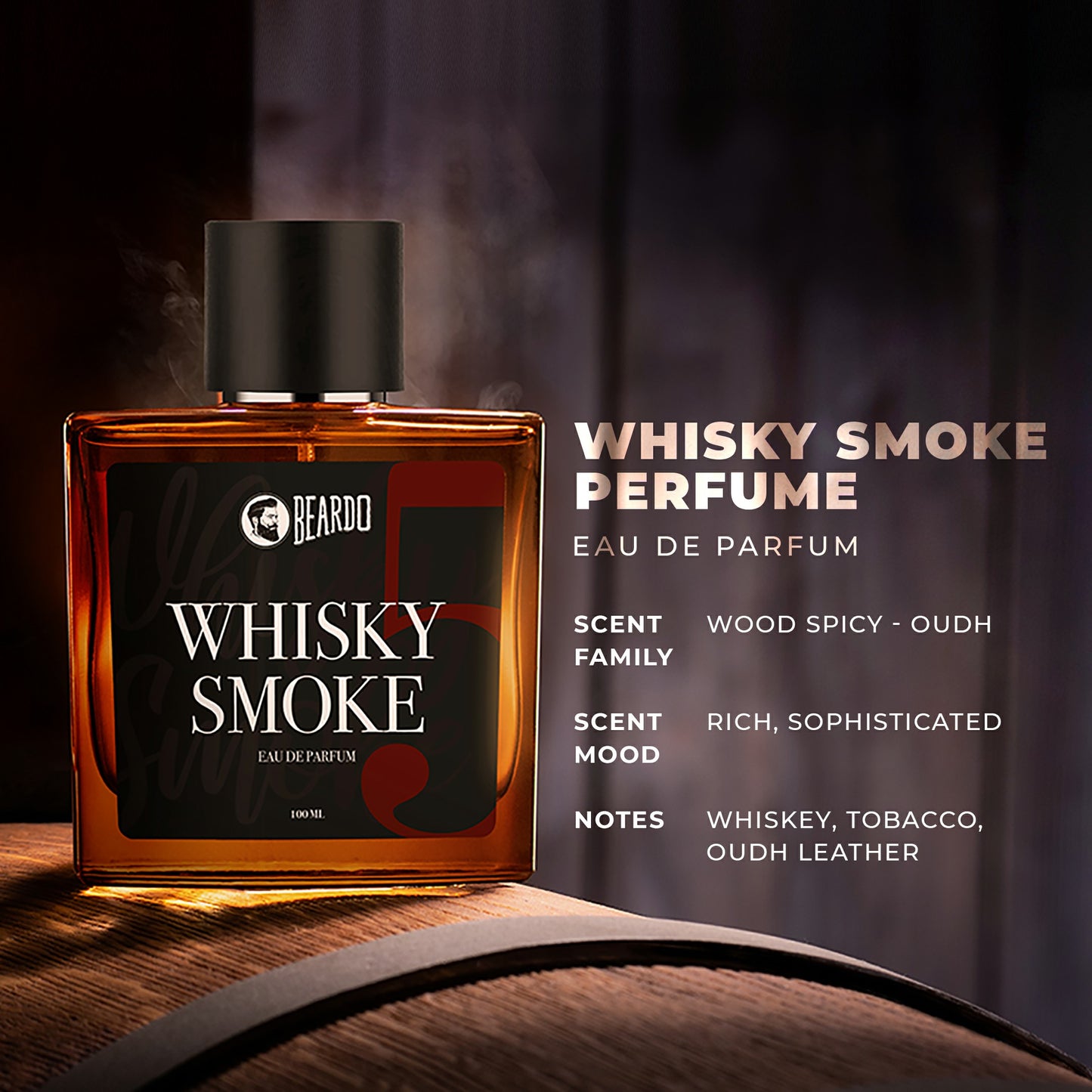 spicy, woody, oudh, whiskey