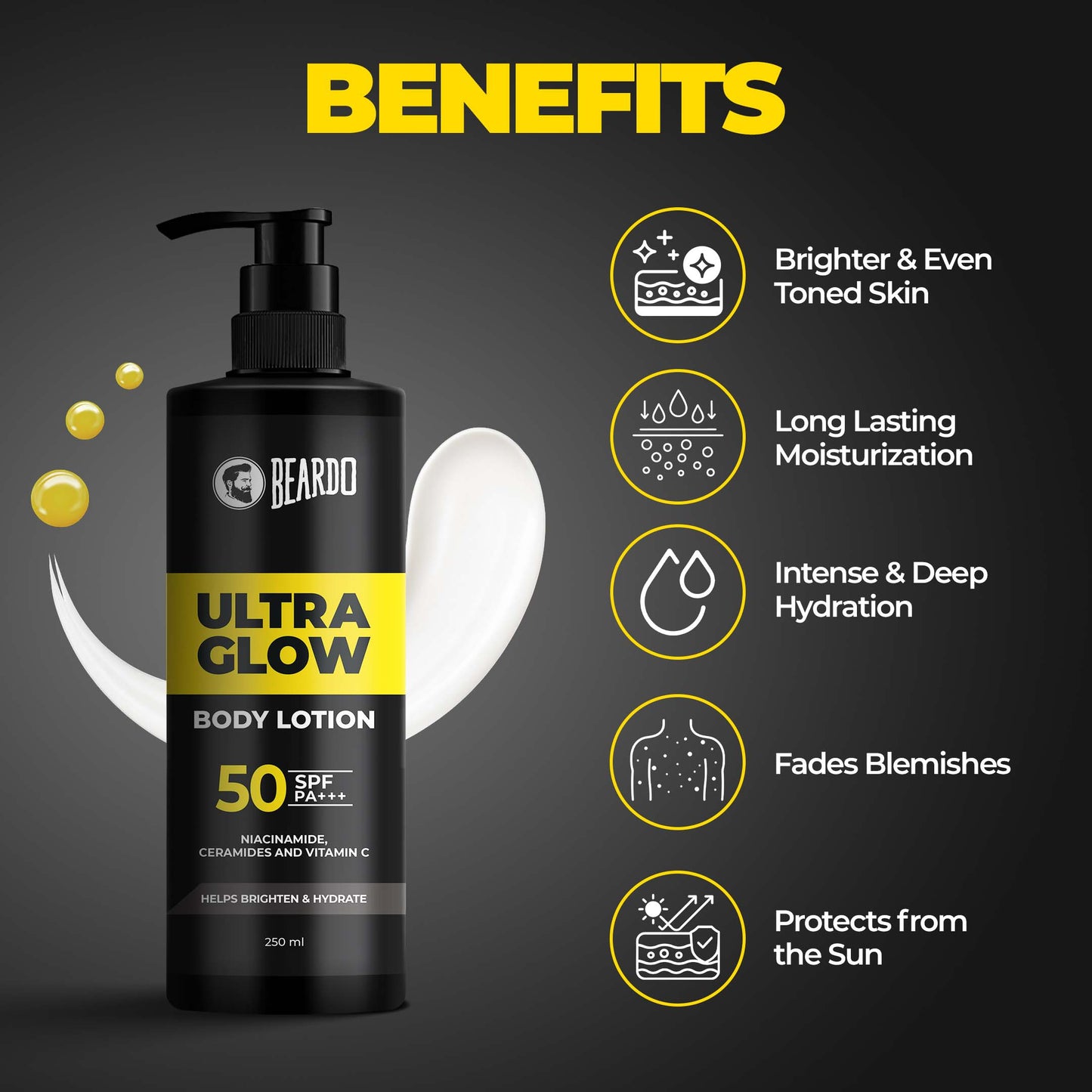 Beardo Ultraglow Body Lotion for Men