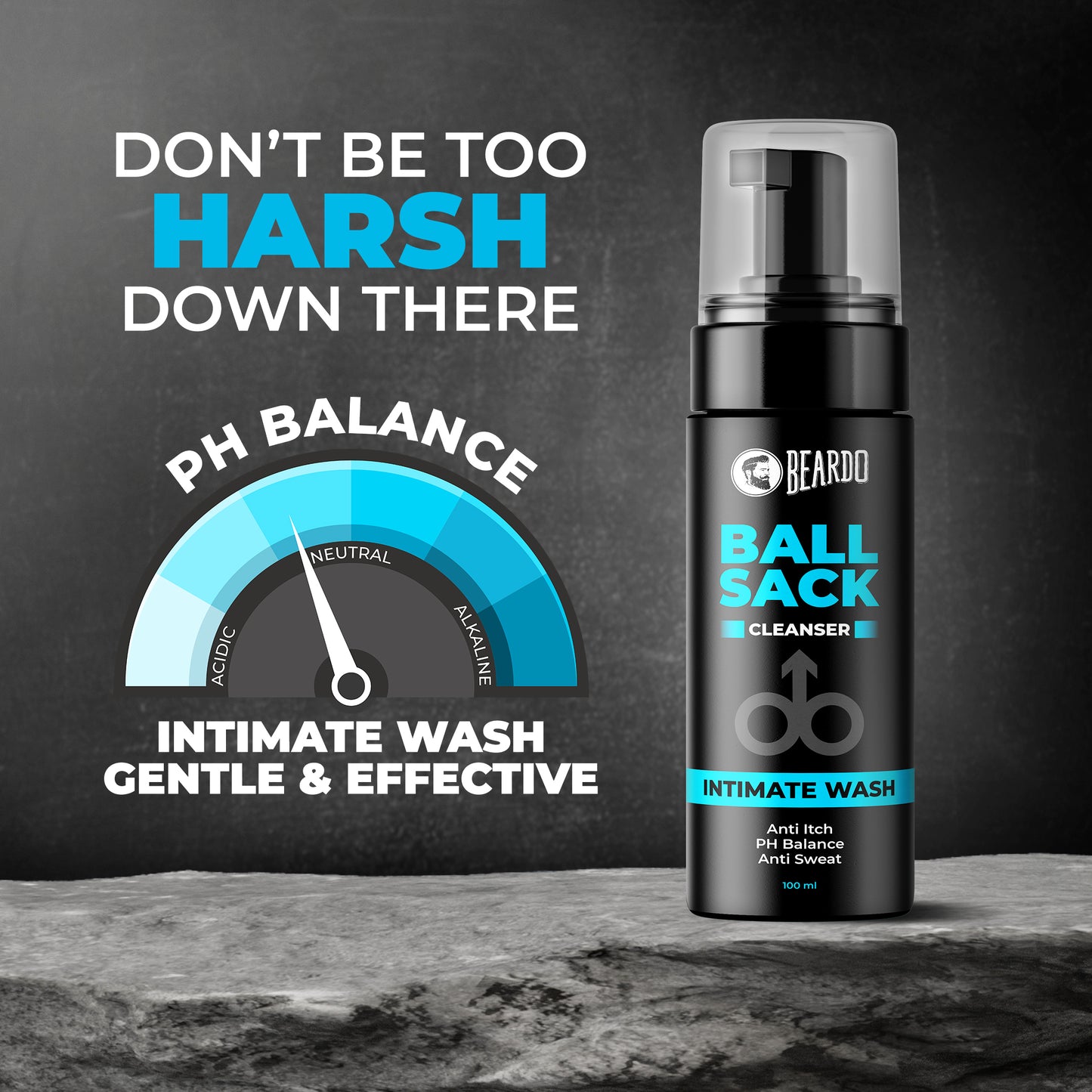 male intimate wash, male intimate wash, male intimate hygiene, men's genital wash, intimate wash for male, beardo ball sack