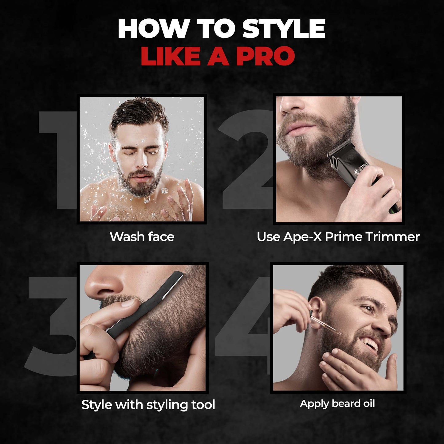 Beardo Italian Beard Combo