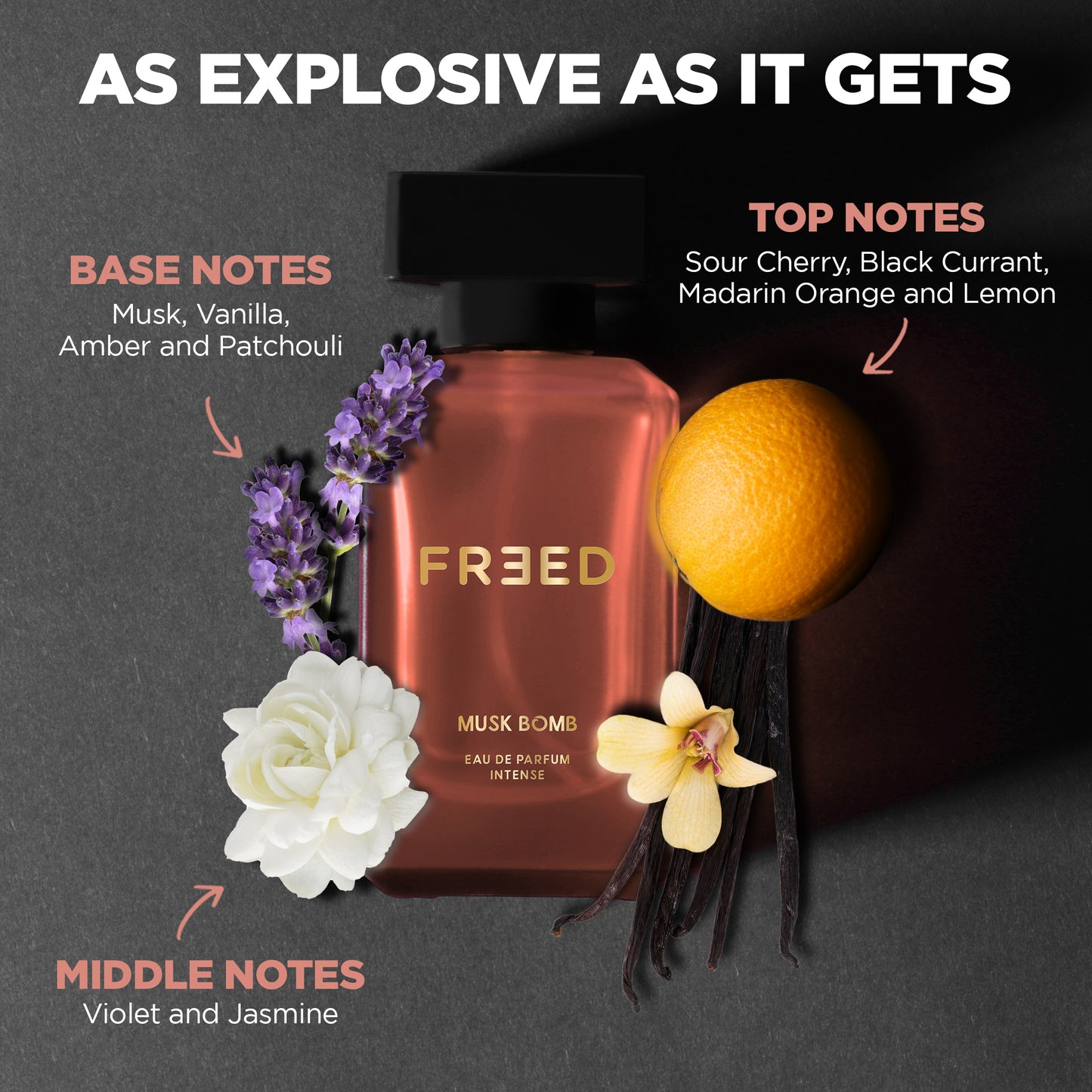 Freed Musk Bomb Eau De Parfum Intense (80ml)