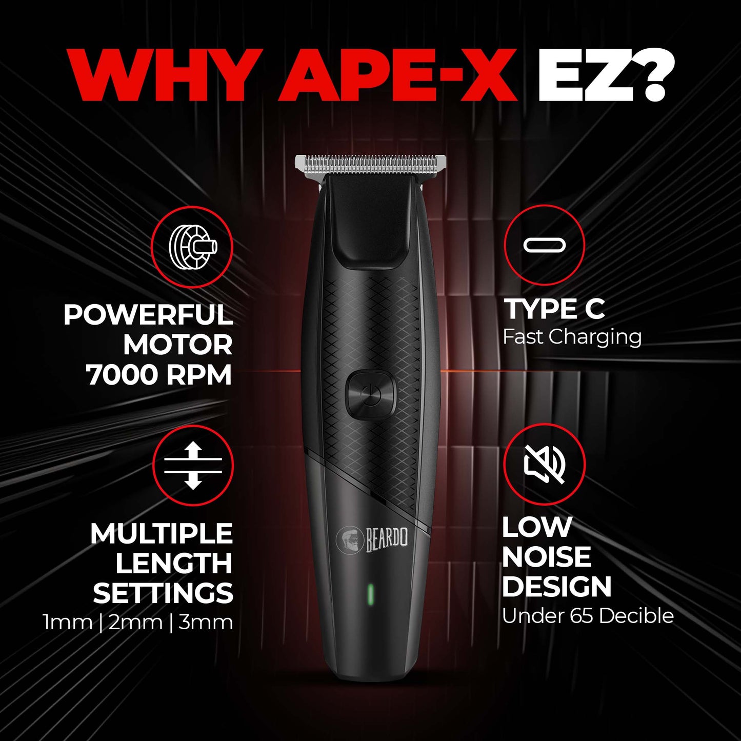Beardo Ape-X EZ Trimmer