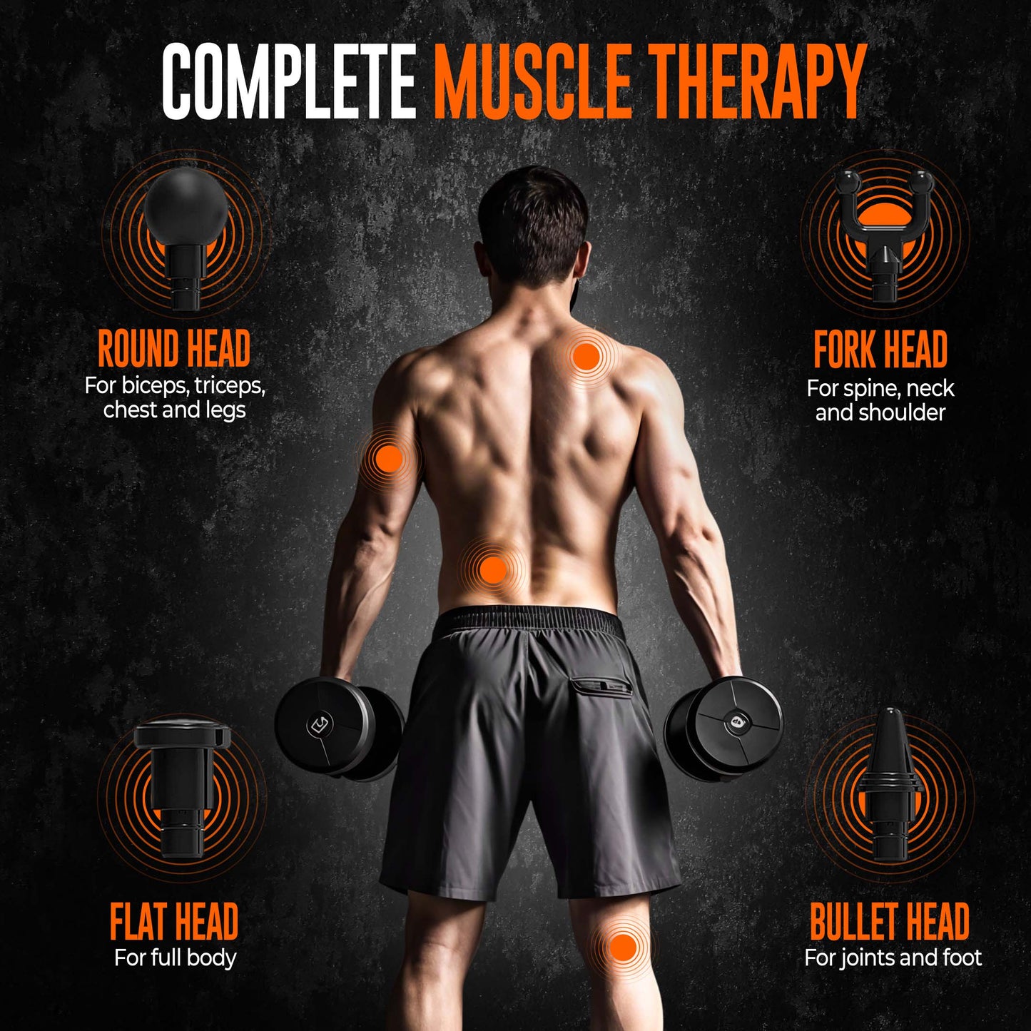 Beardo Sport Deep Tissue Massage Gun