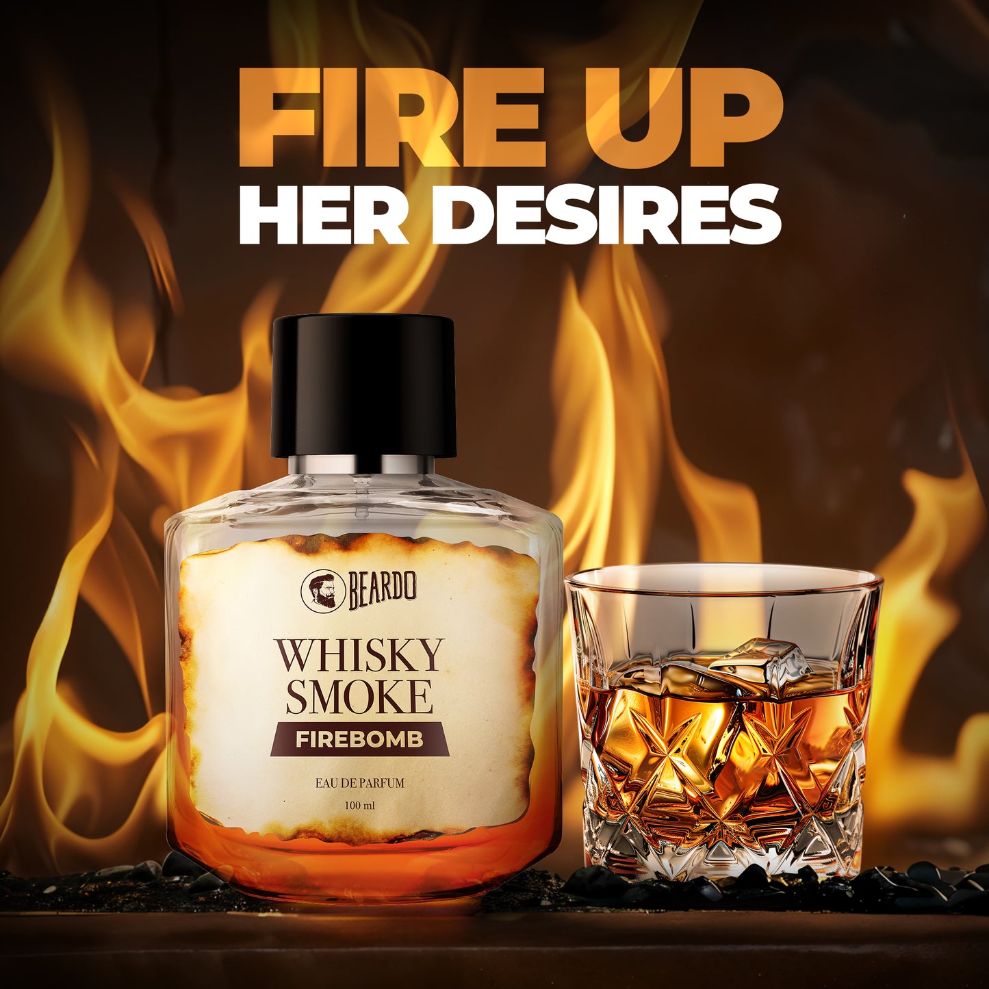 Beardo Whisky Smoke Firebomb Perfume EDP