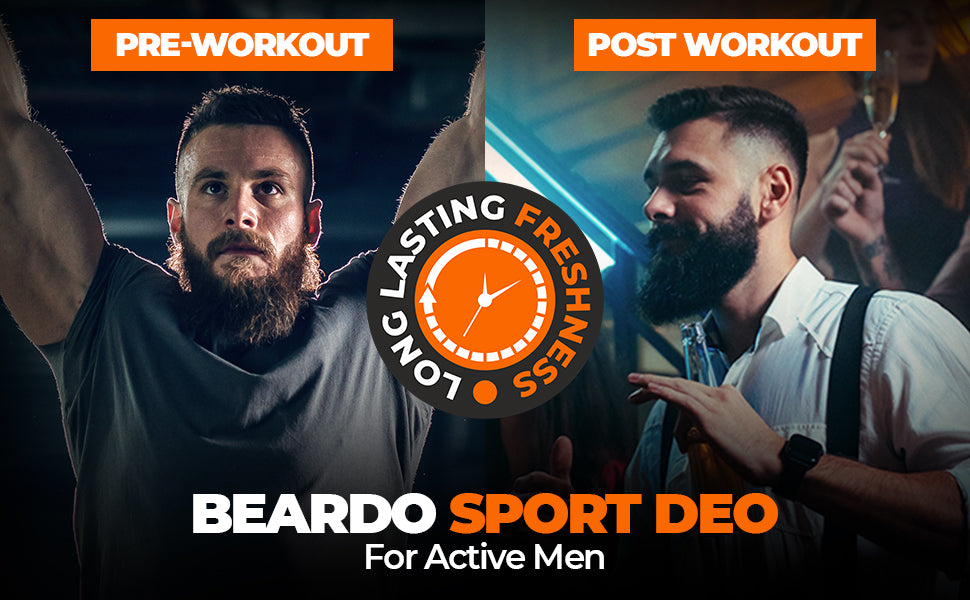 Beardo Sport Deo Banner