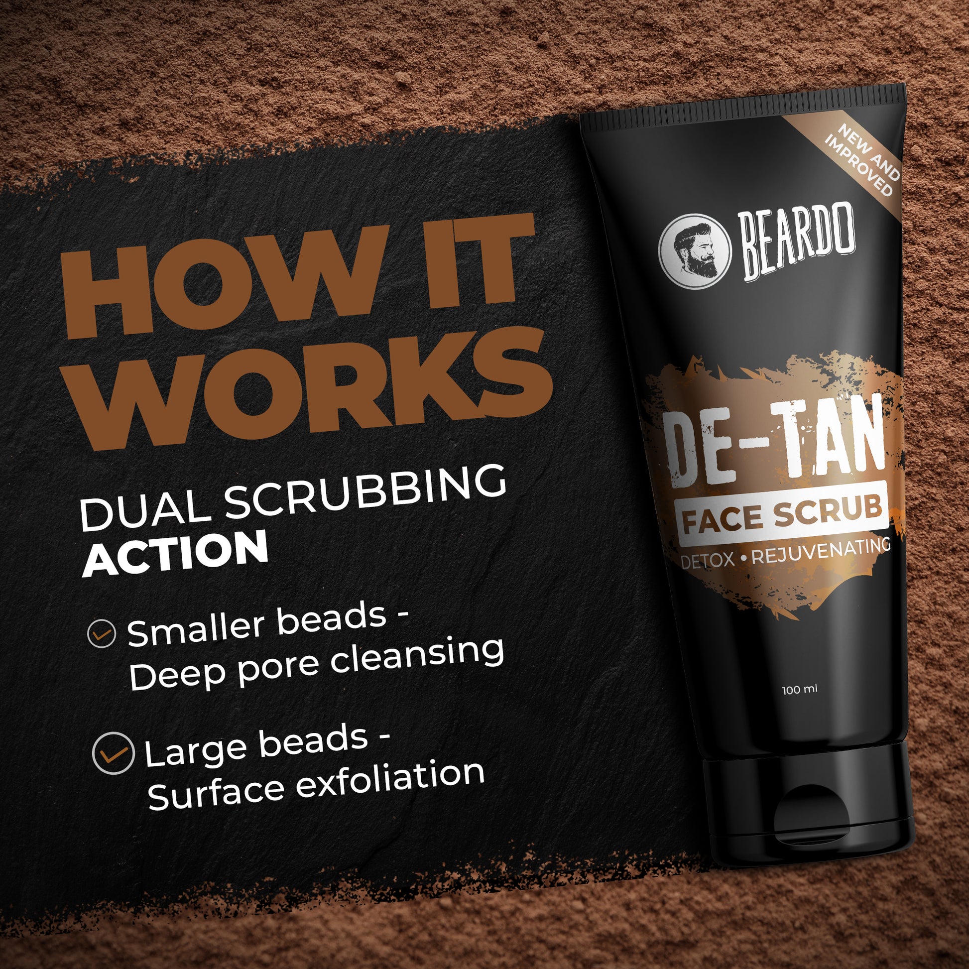 Beardo De-Tan Essentials Kit