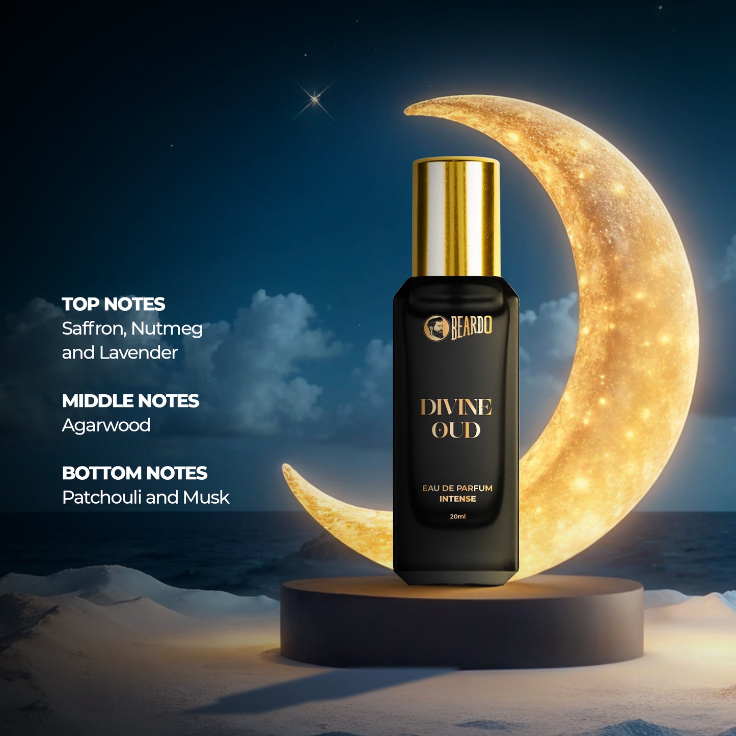 Beardo Three Worlds of Oud Luxury Perfume Giftset (20ml X 3)