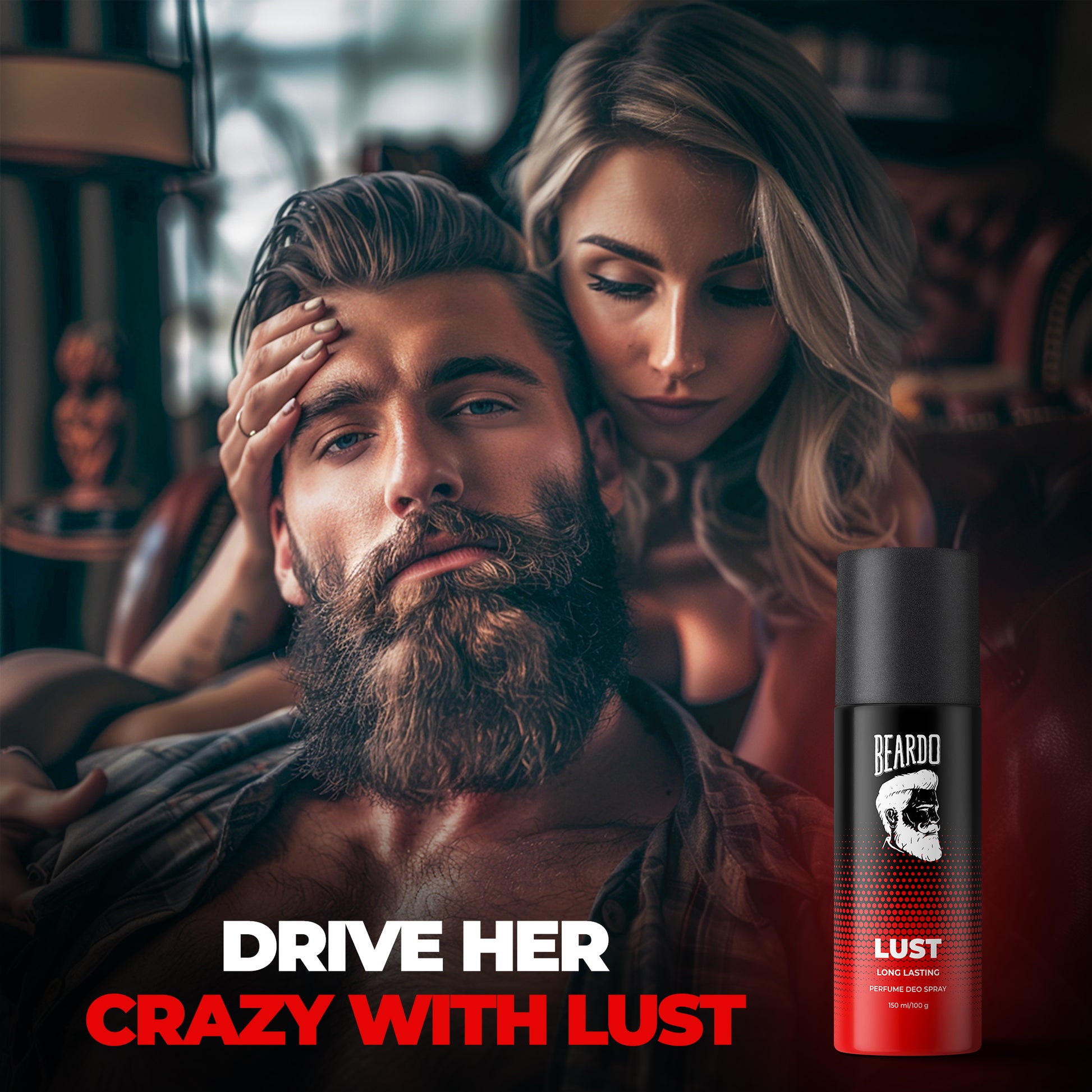 Beardo Lust Perfume Deo Spray (150ml)