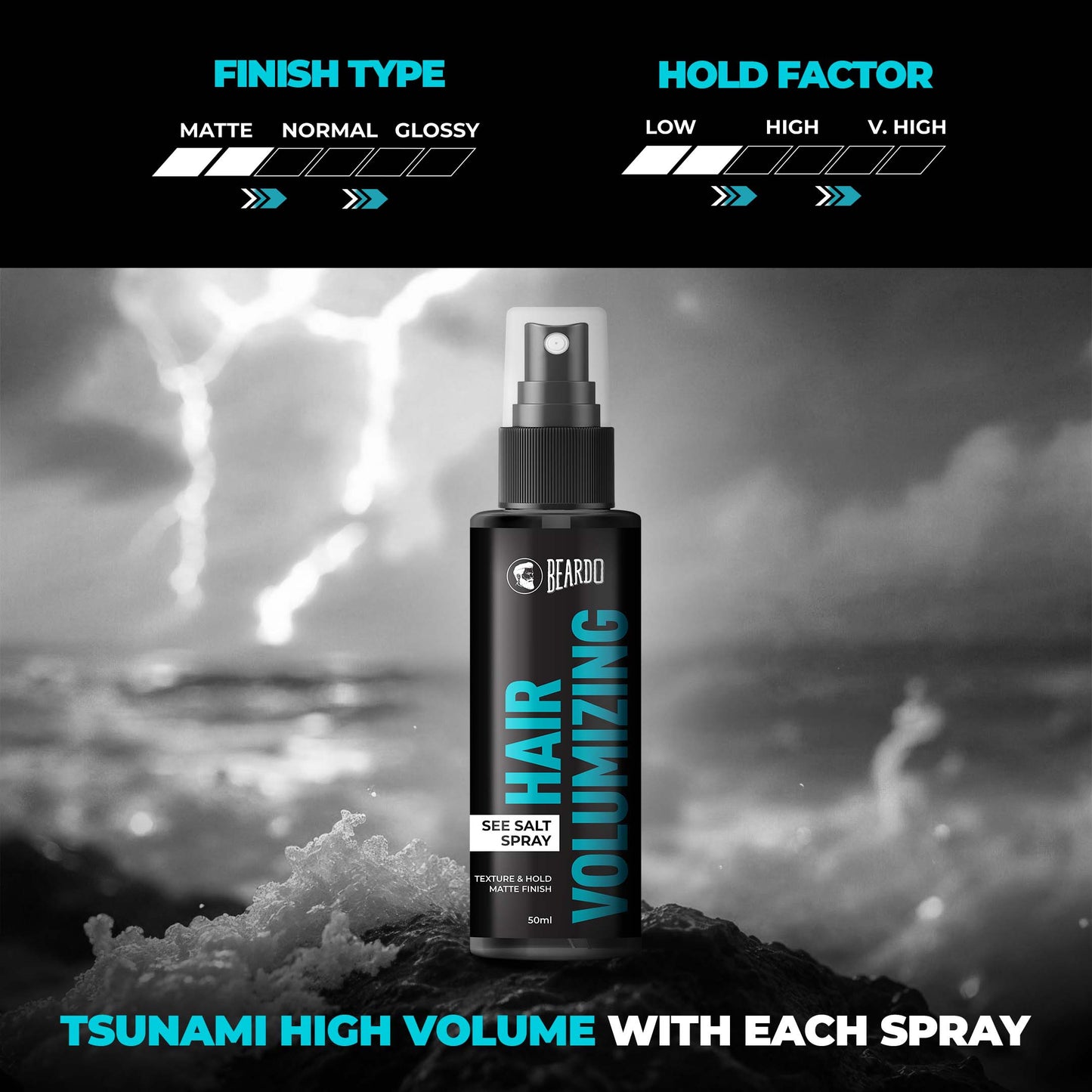 Beardo Hair Volumizing Sea Salt Spray
