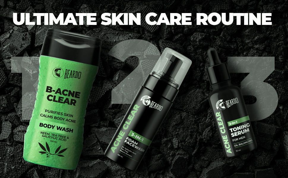 Beardo Ultimate Skin Care Routine Products