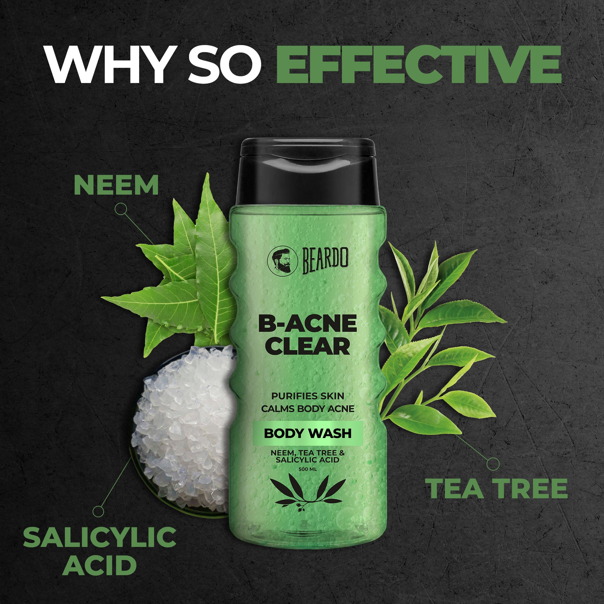 Beardo B-Acne Clear Body Wash