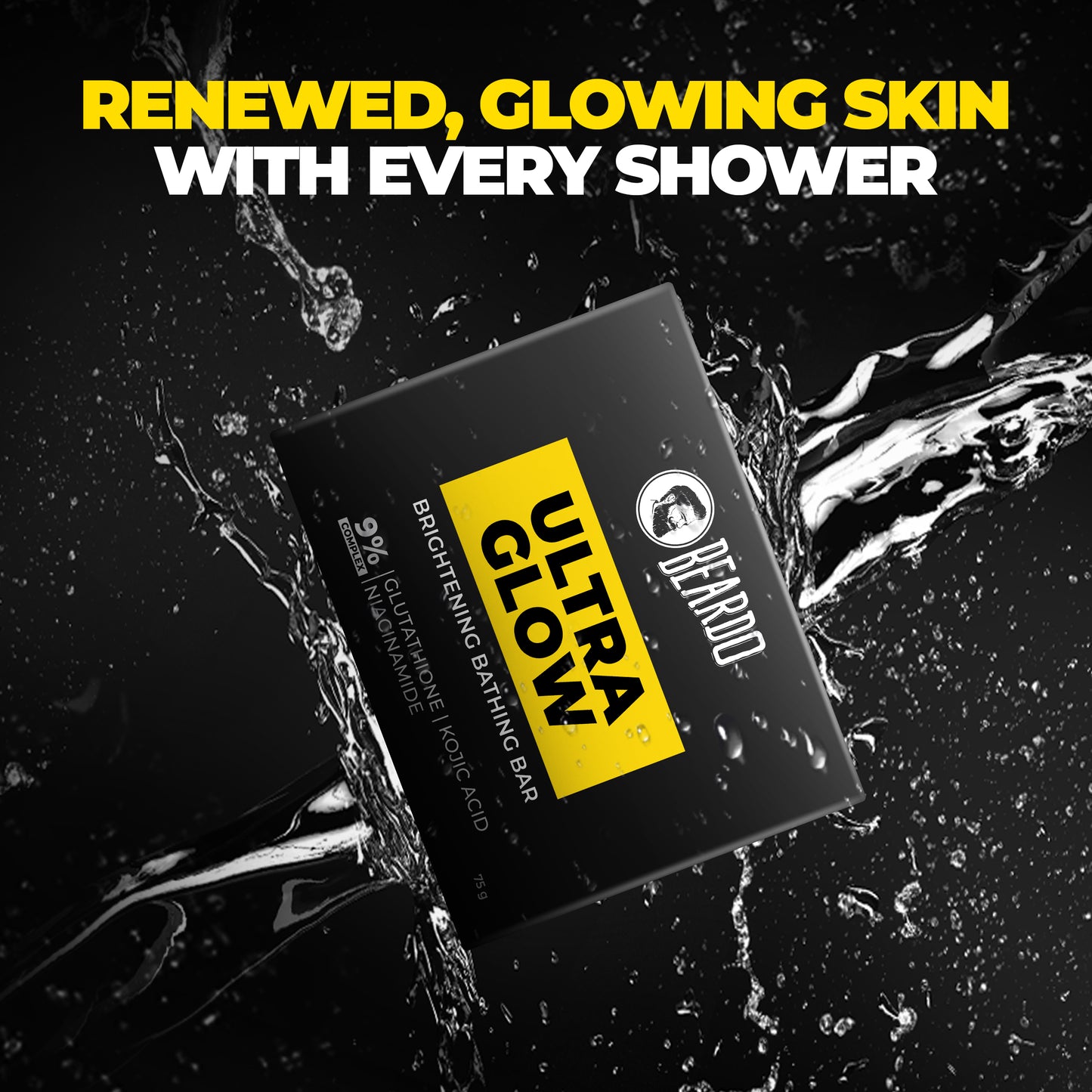 Beardo Ultraglow Brightening Bathing Bar(Pack of 3x75g )