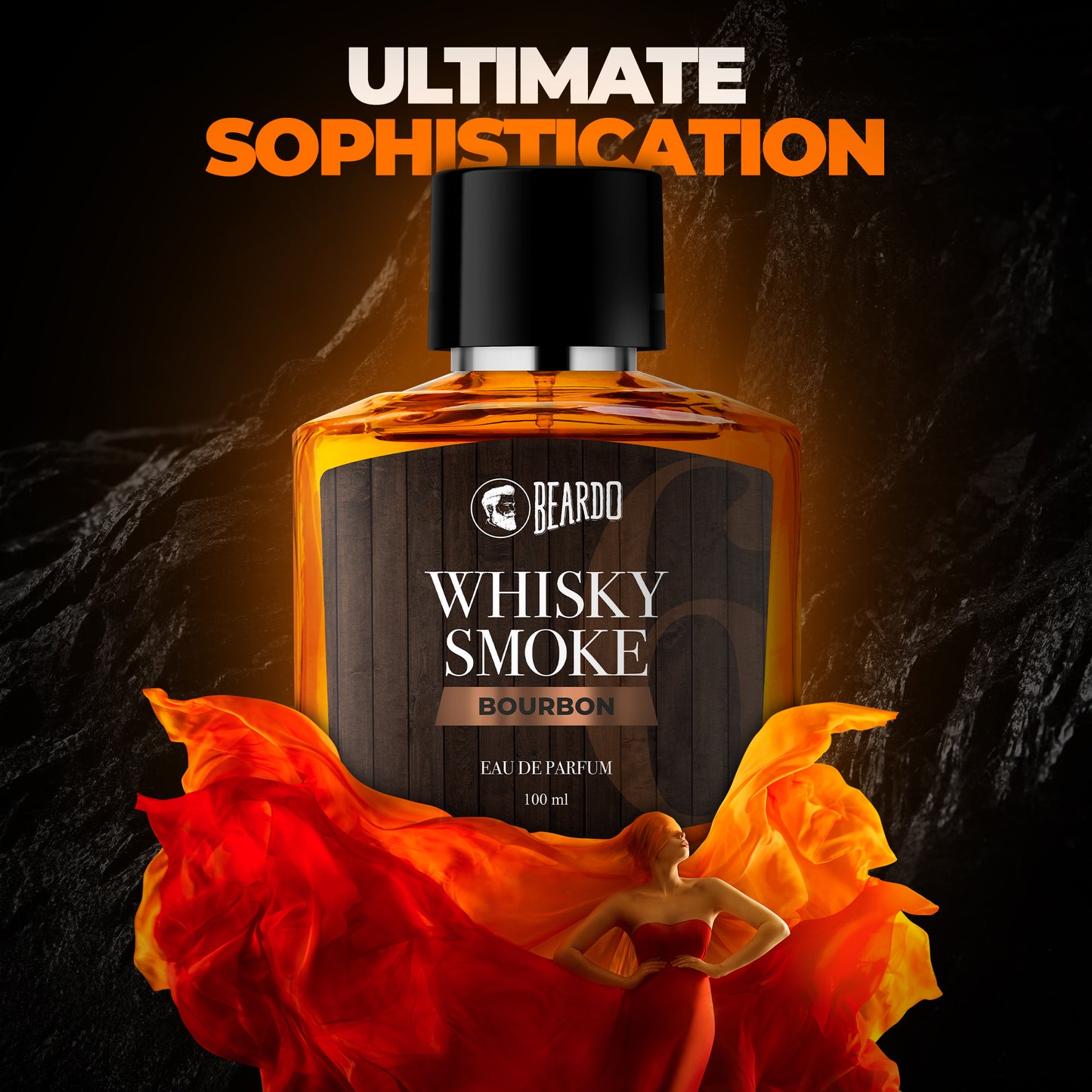 Beardo Whisky Smoke Bourbon Perfume EDP (100ml)