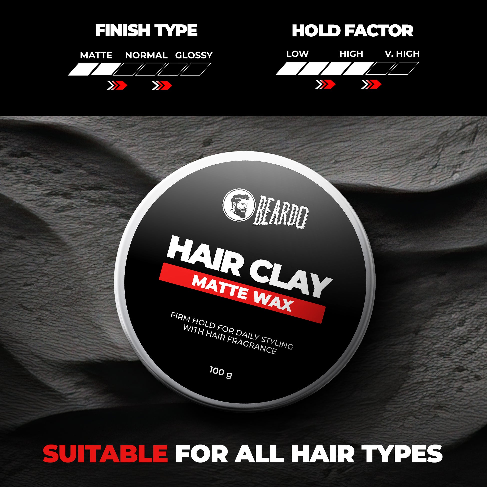 Beardo Matte Hair Combo