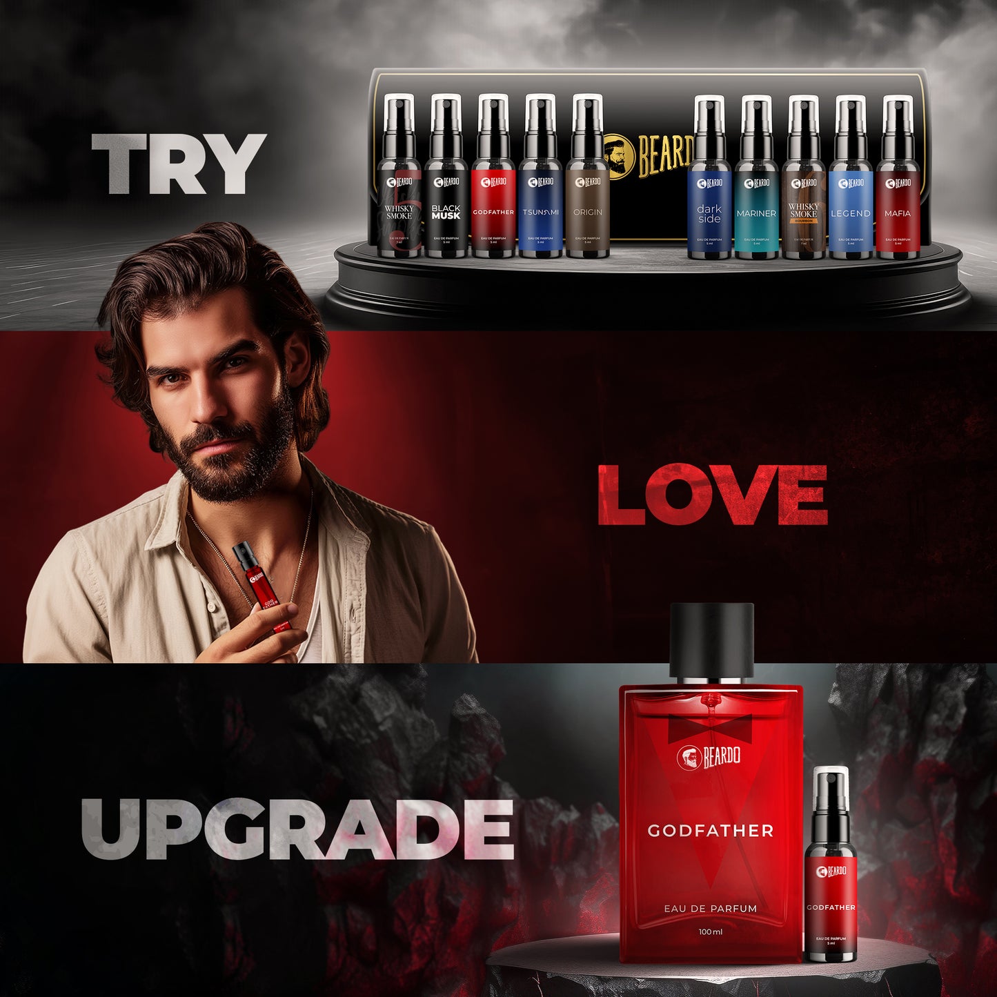 Beardo Perfume Trial Kit