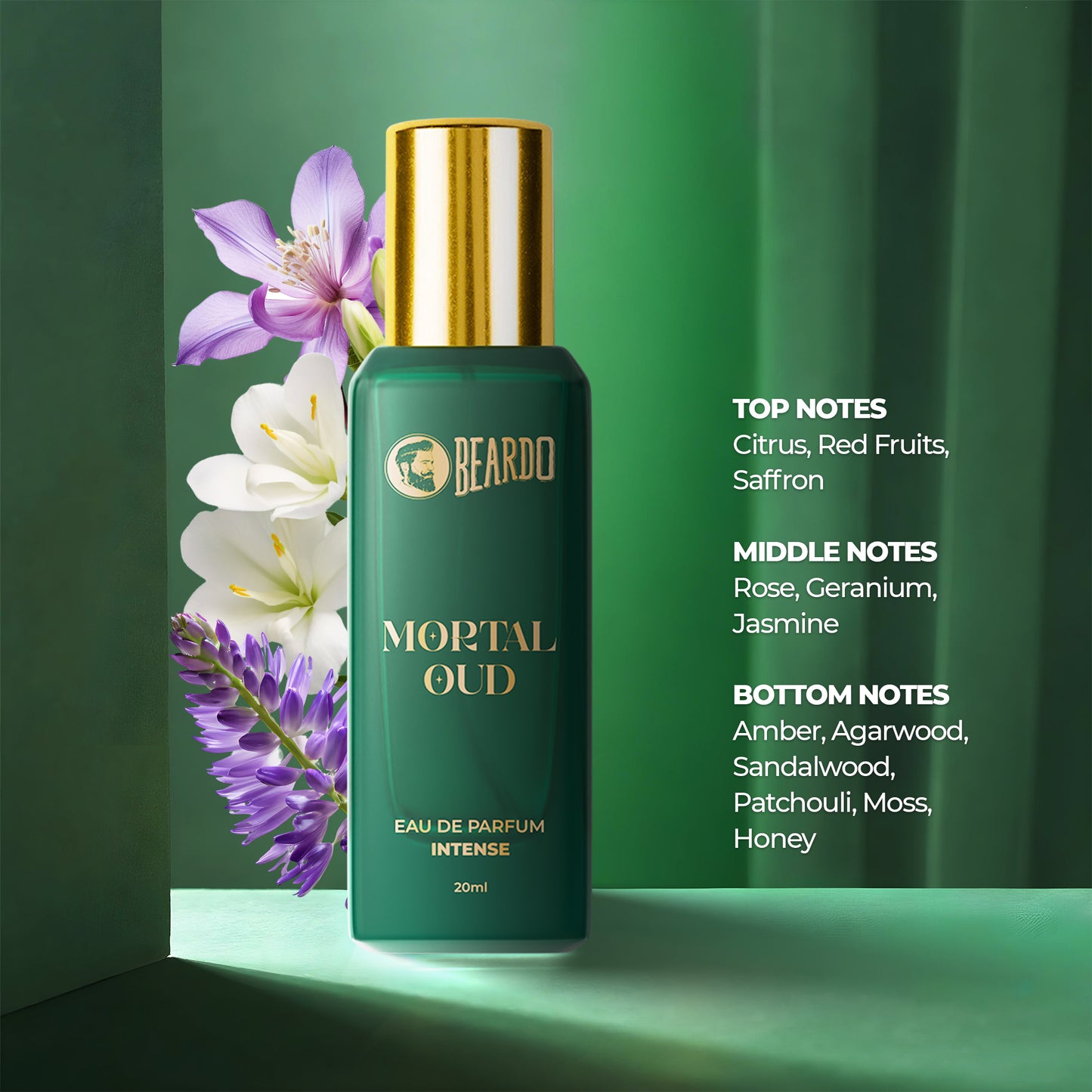Beardo Three Worlds of Oud Luxury Perfume Giftset (20ml X 3)