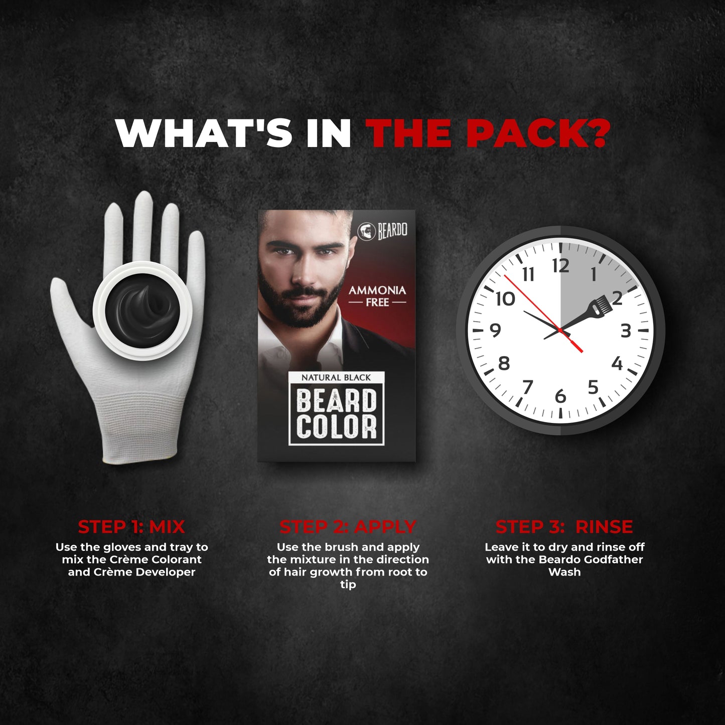 Beardo Grey Beard Fix Combo