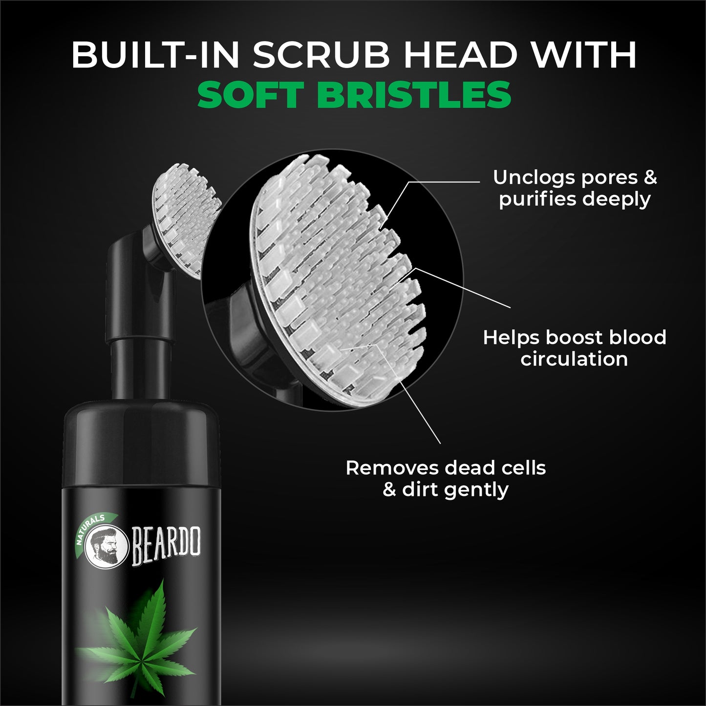 Beardo Energizing Hemp Facewash Scrub