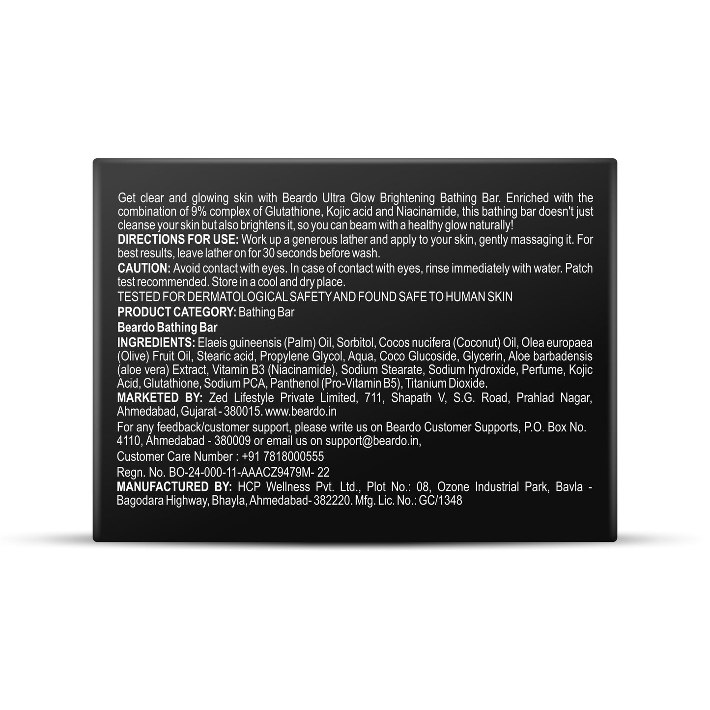 Beardo Ultraglow Brightening Bathing Bar(Pack of 3x75g )