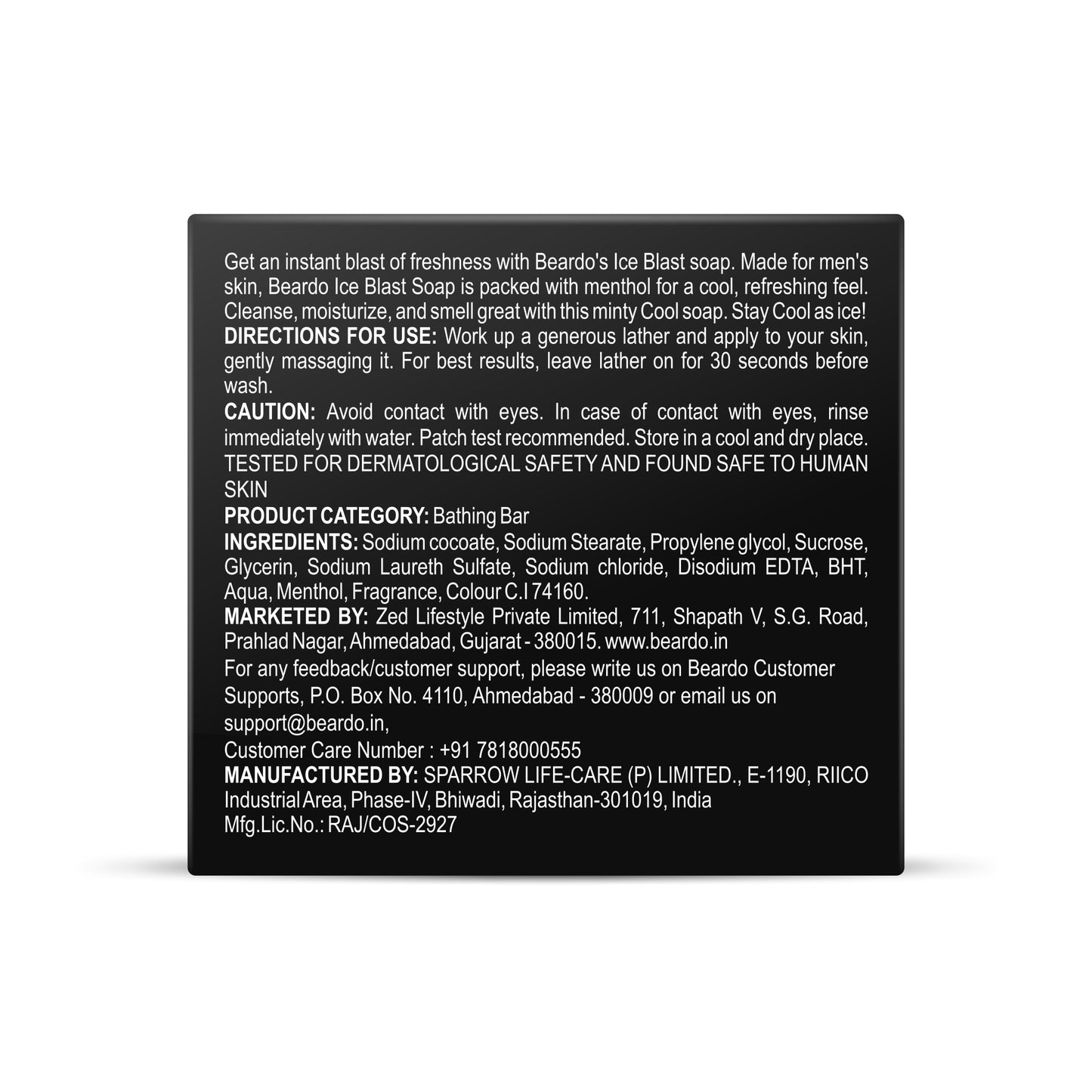 Beardo Ice Blast Soap (75gX3)