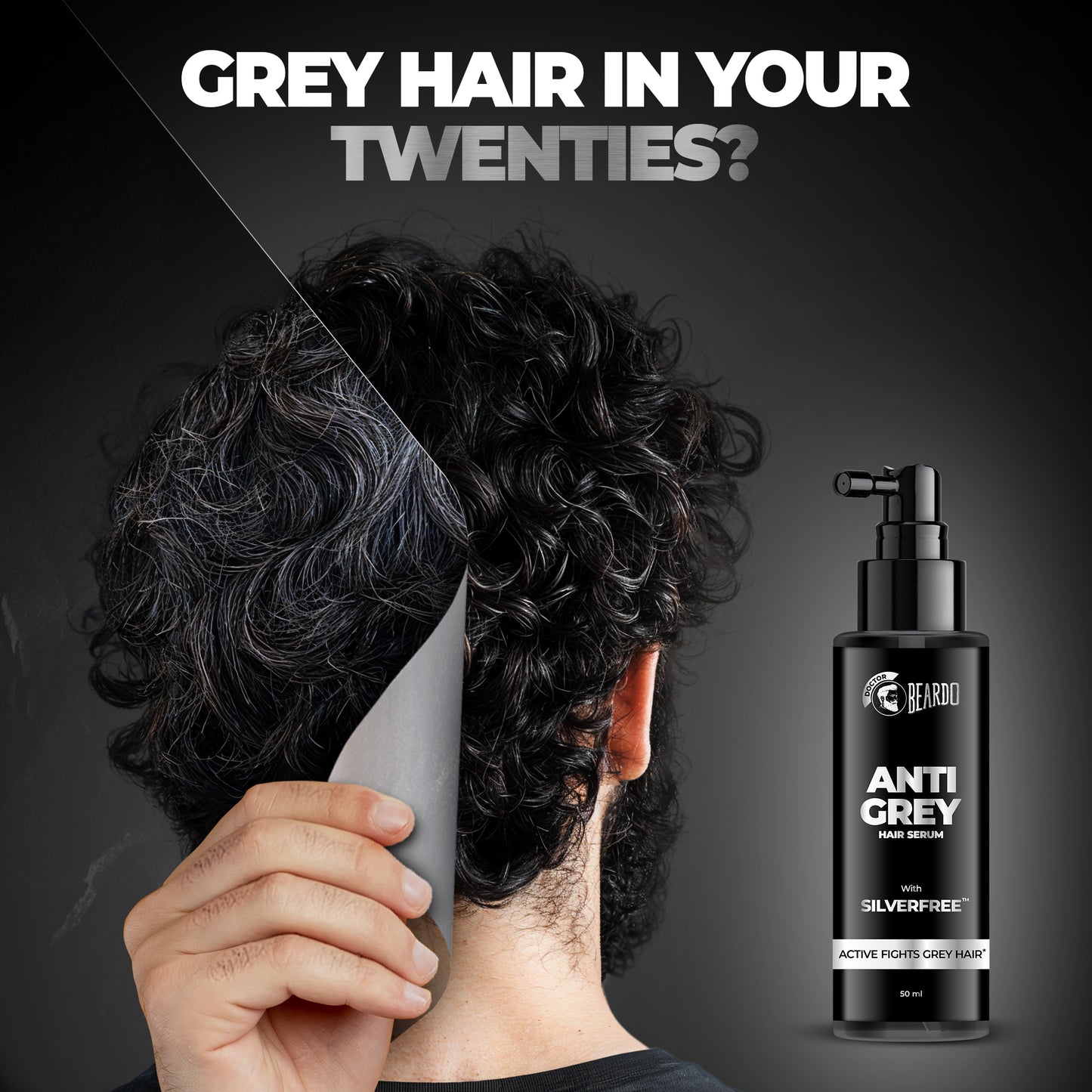 Beardo Anti Grey Hair Serum (2 x 50ml)