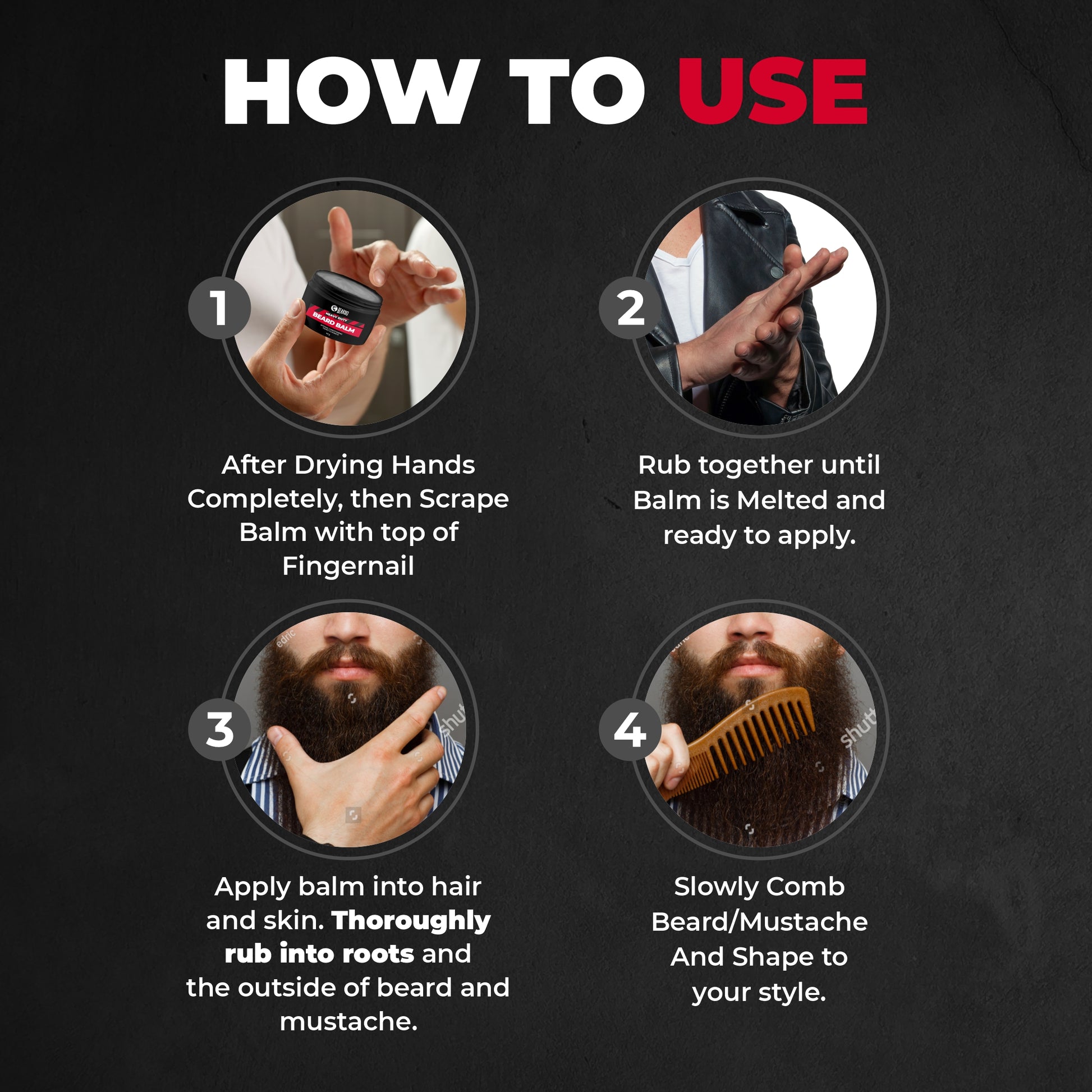 strong hold beard balm, beard balm how to use