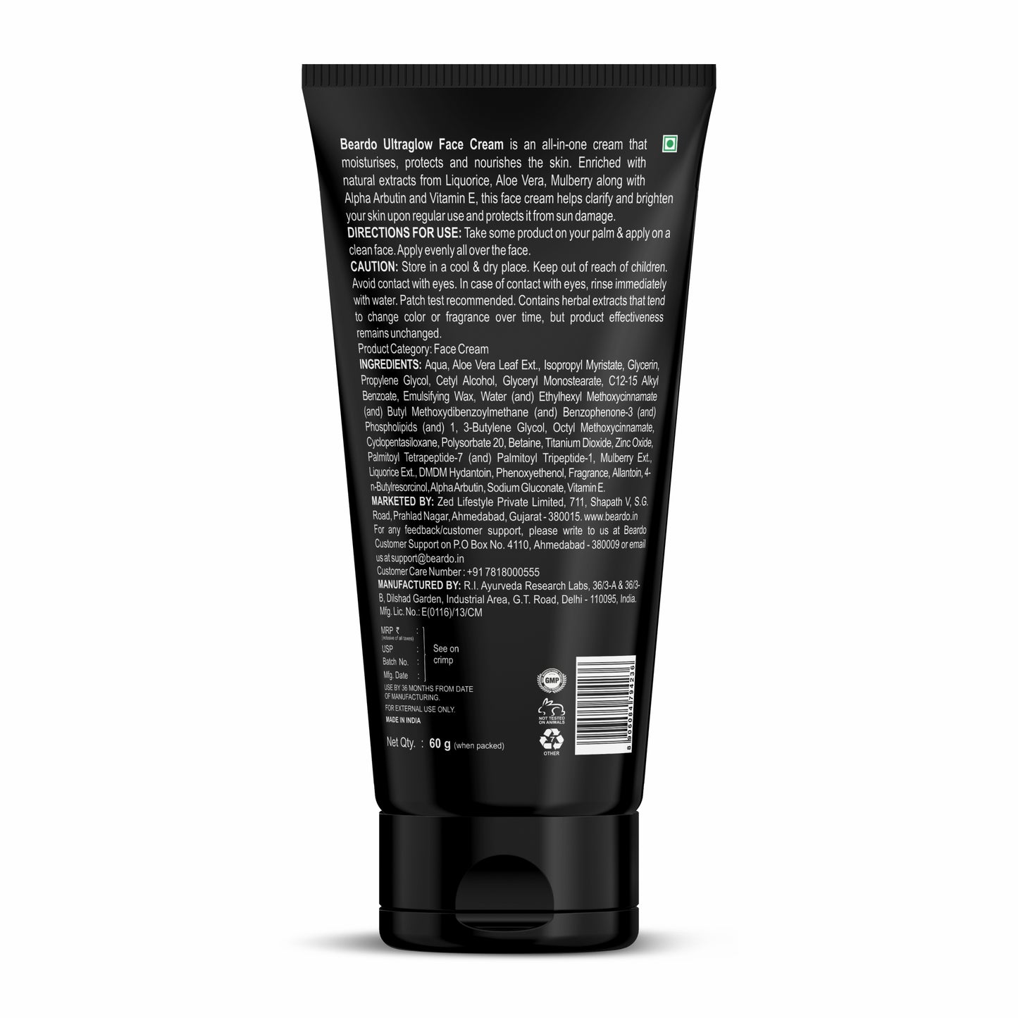 Beardo Ultraglow Face Cream & Ultraglow Facewash Combo