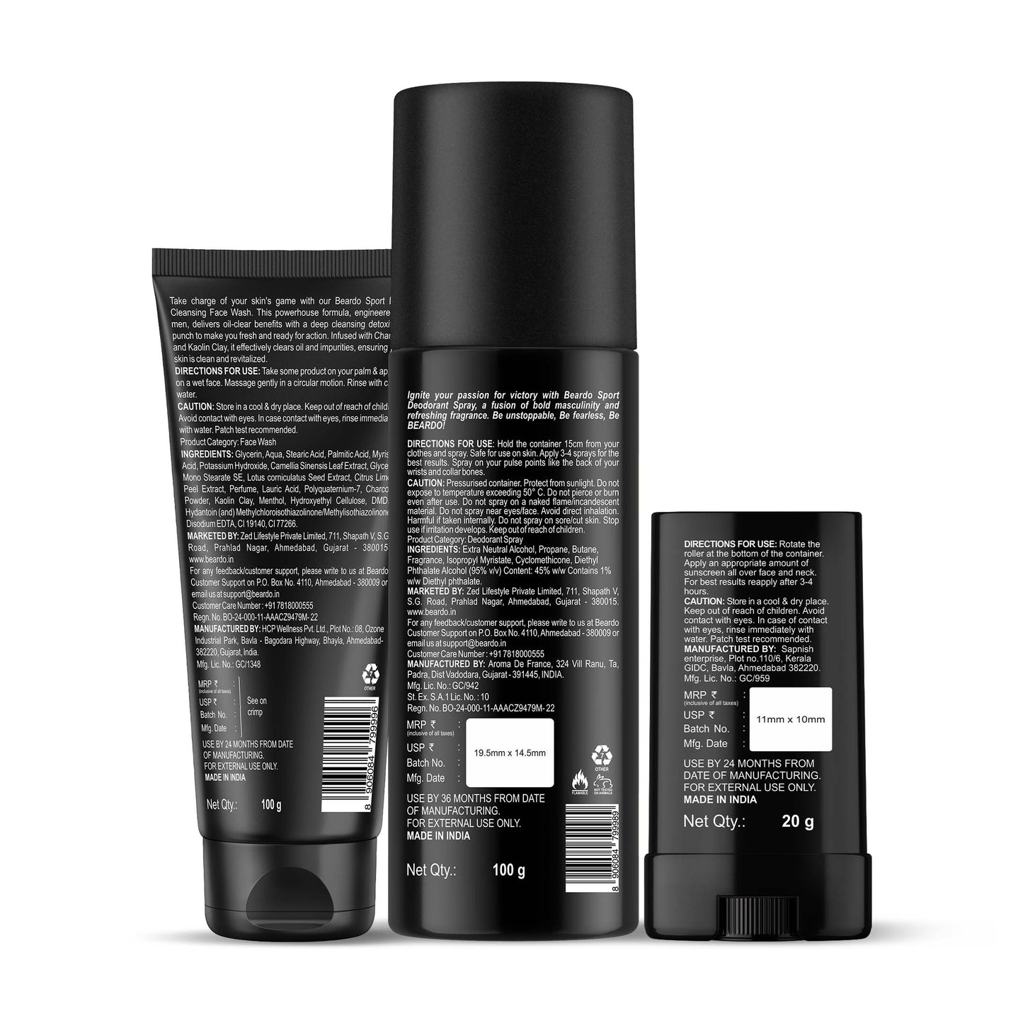 Beardo Sport Powerplay Combo