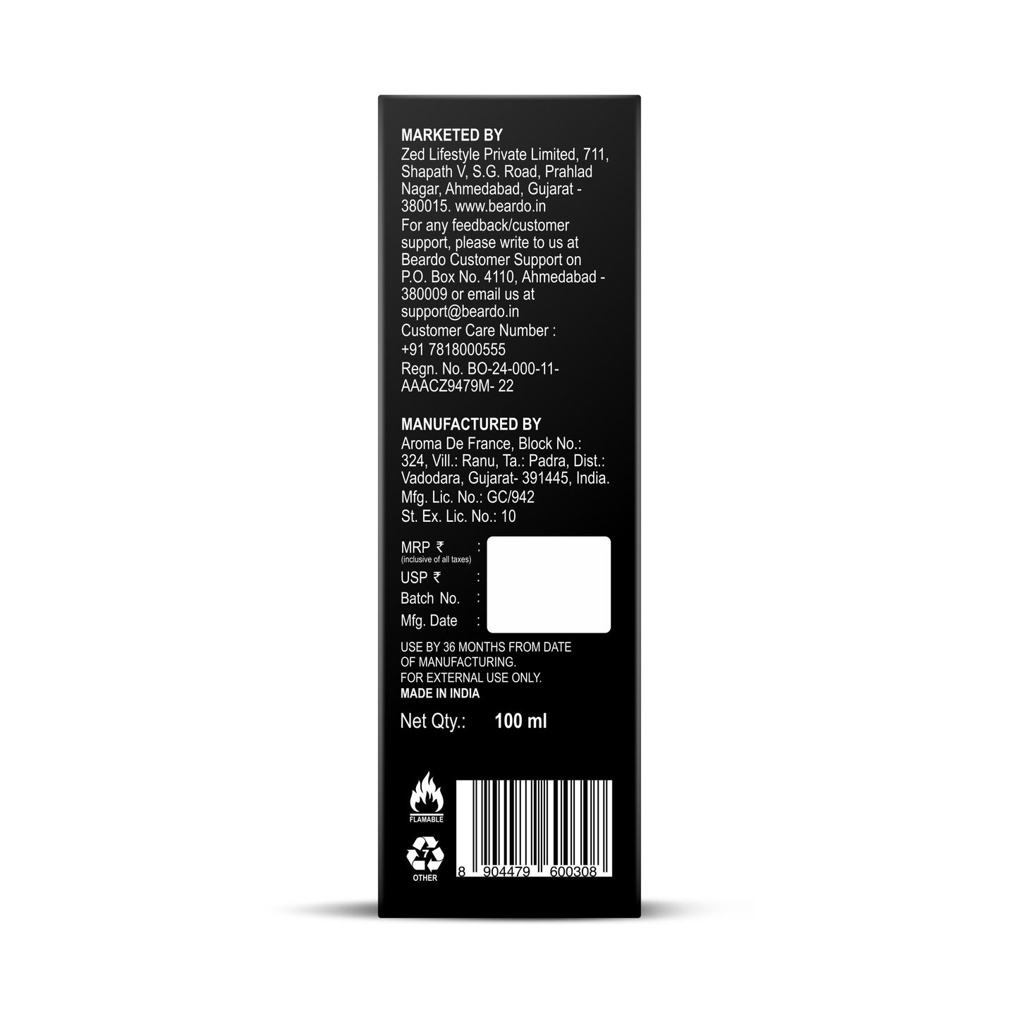 Beardo Whisky Smoke Firebomb Perfume EDP