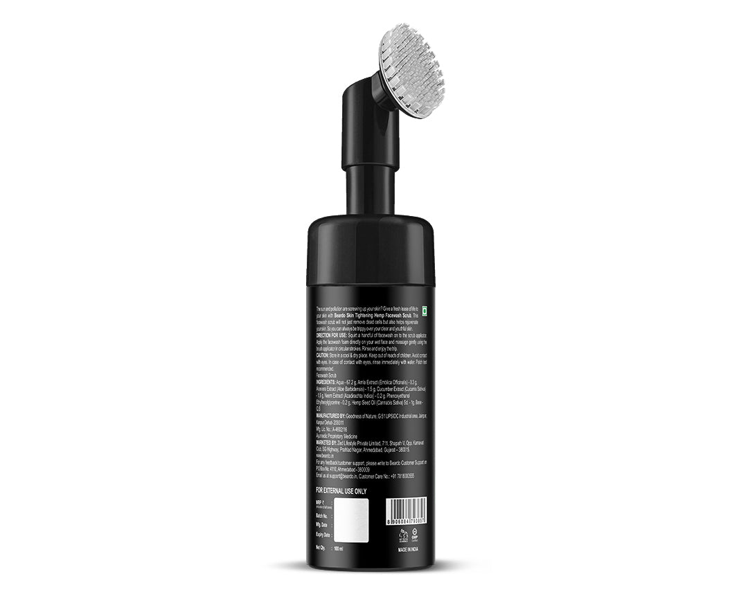 Beardo Energizing Hemp Facewash Scrub