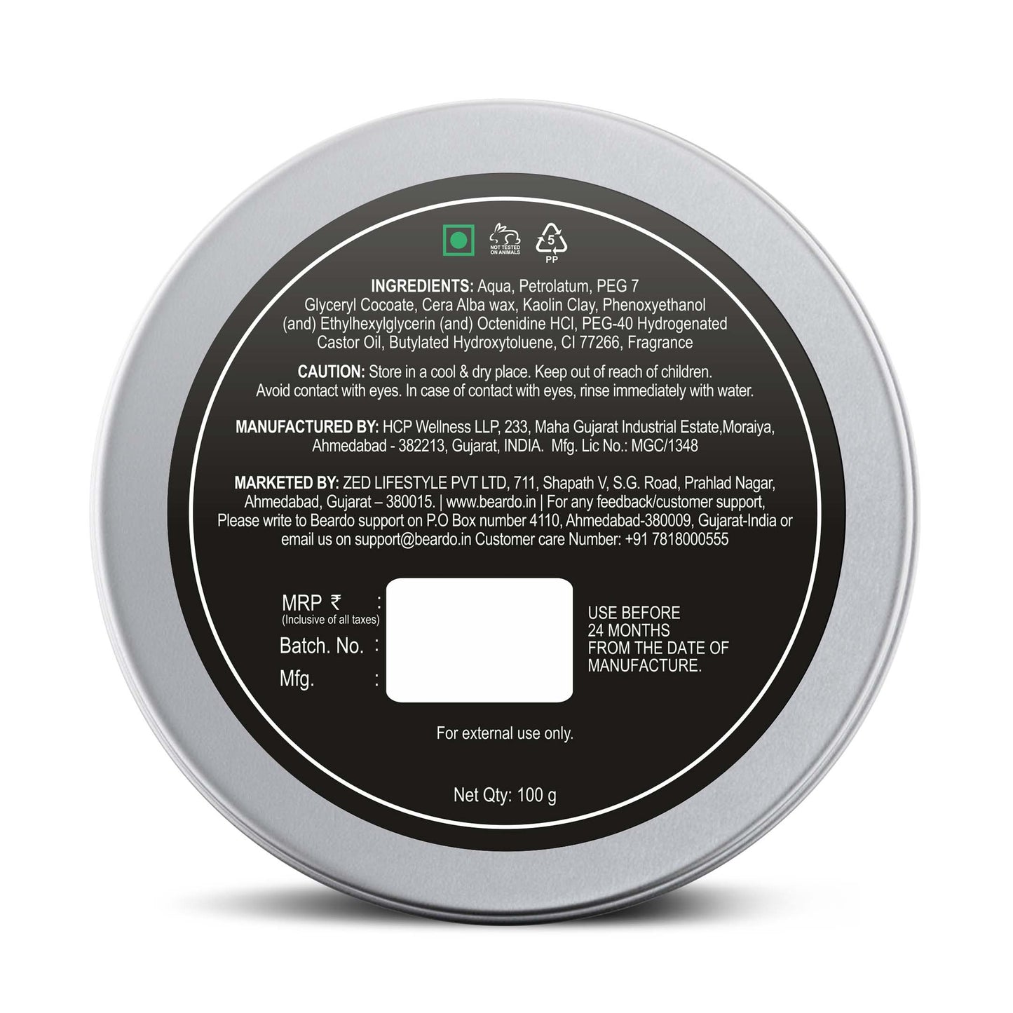 HAIR CLAY Wax - Strong Hold