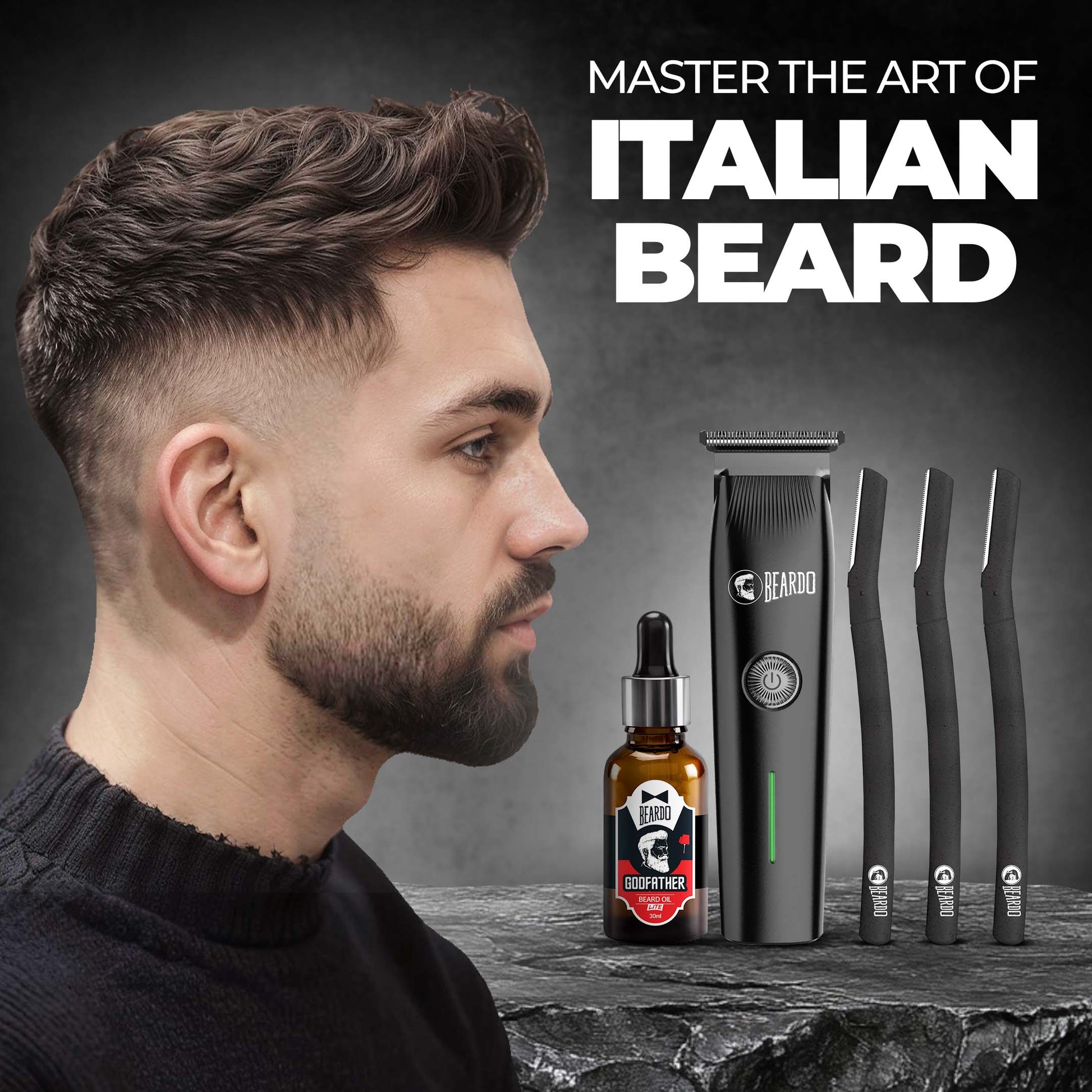 Beardo Italian Beard Combo