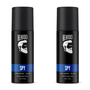 Beardo Spy Perfume Body Spray 120ml (Pack of 2)