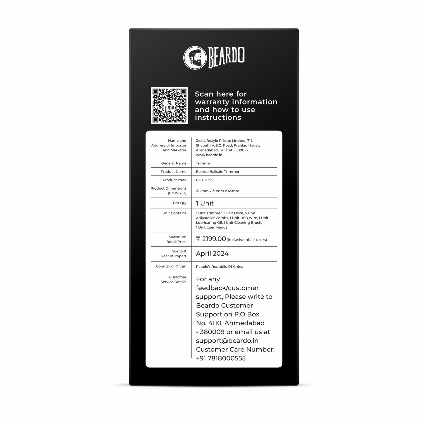 Beardo Ball Safe Trimmer