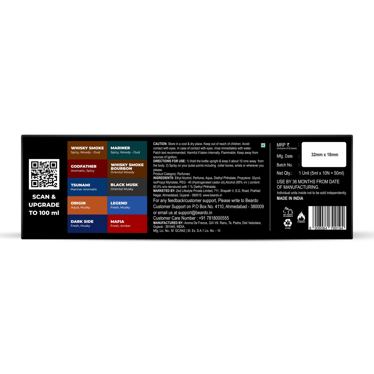 Beardo Perfume Trial Kit