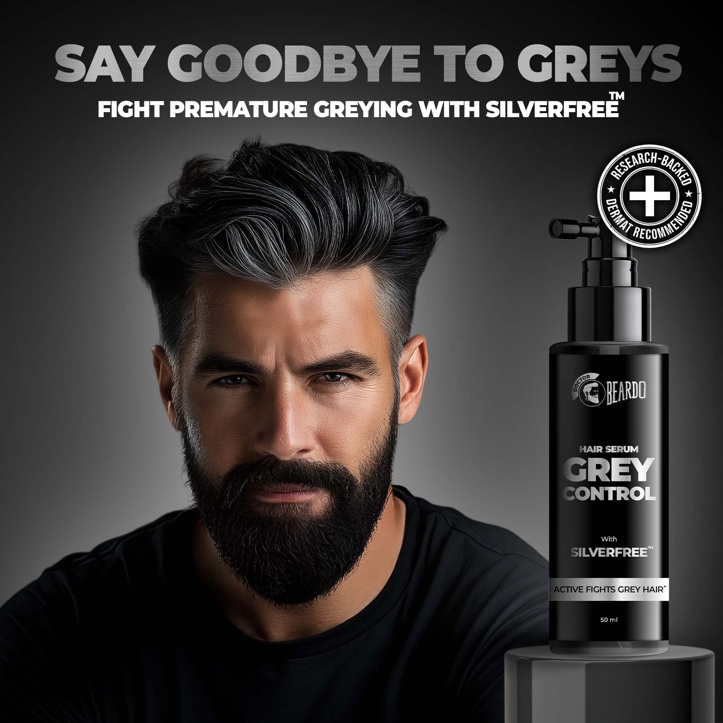 Beardo Anti Grey Hair Serum (3 x 50ml)