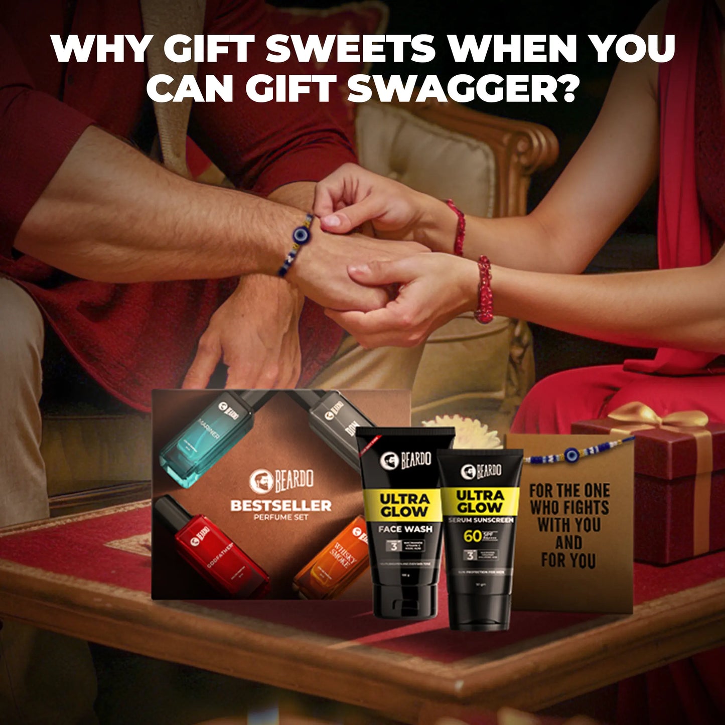 Beardo Rakhi Essentials Combo