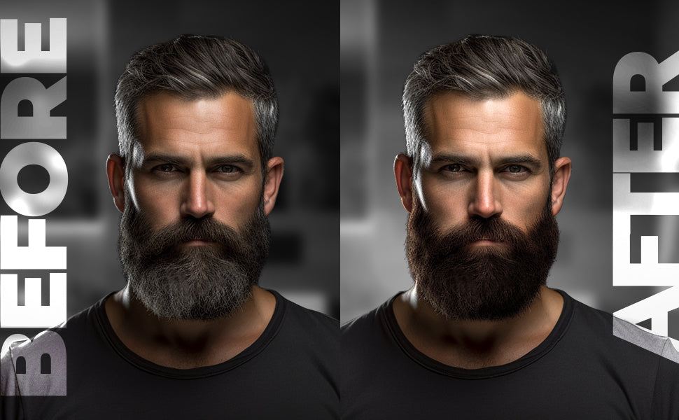 Beardo dark brown beard colour