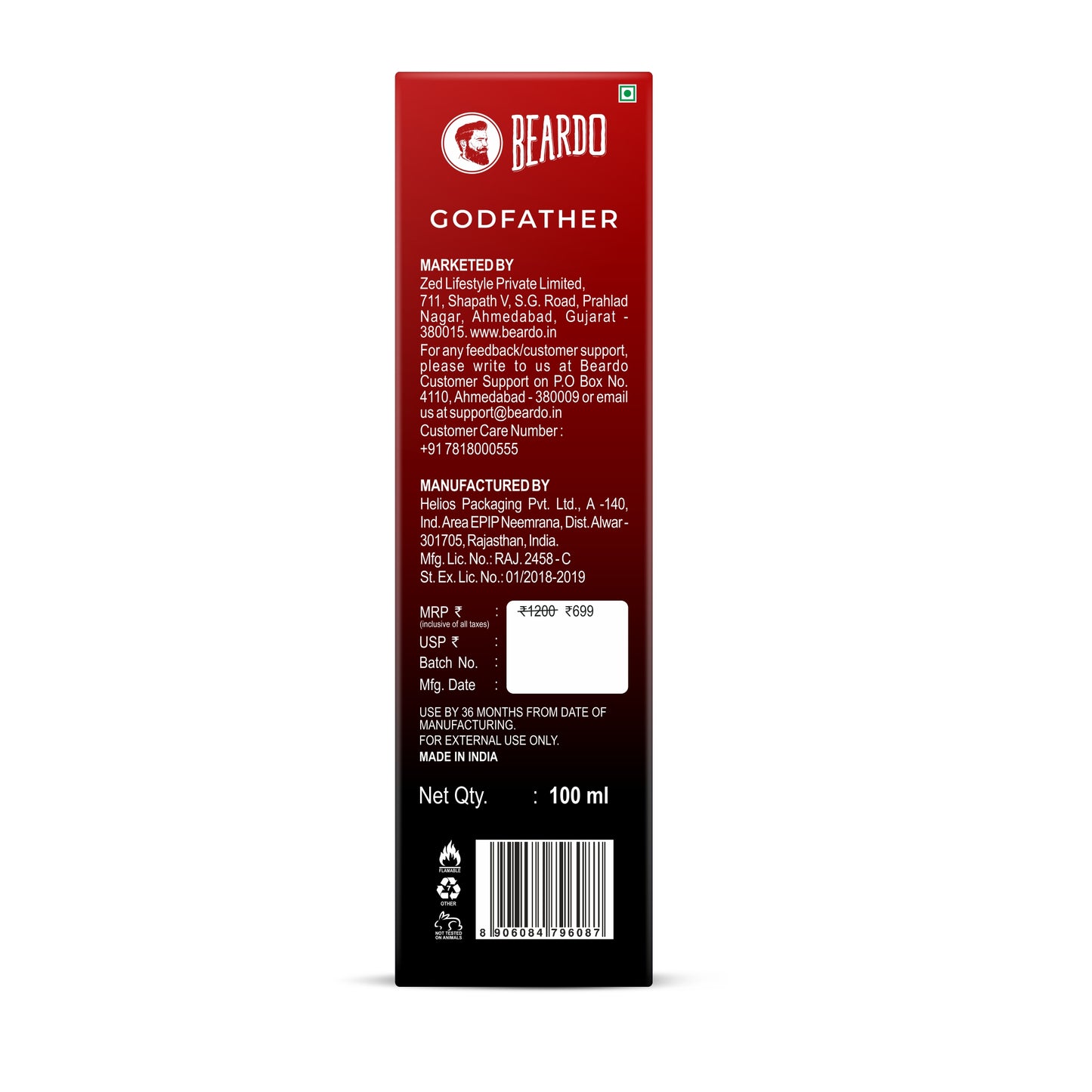 Beardo Godfather Perfume EDP