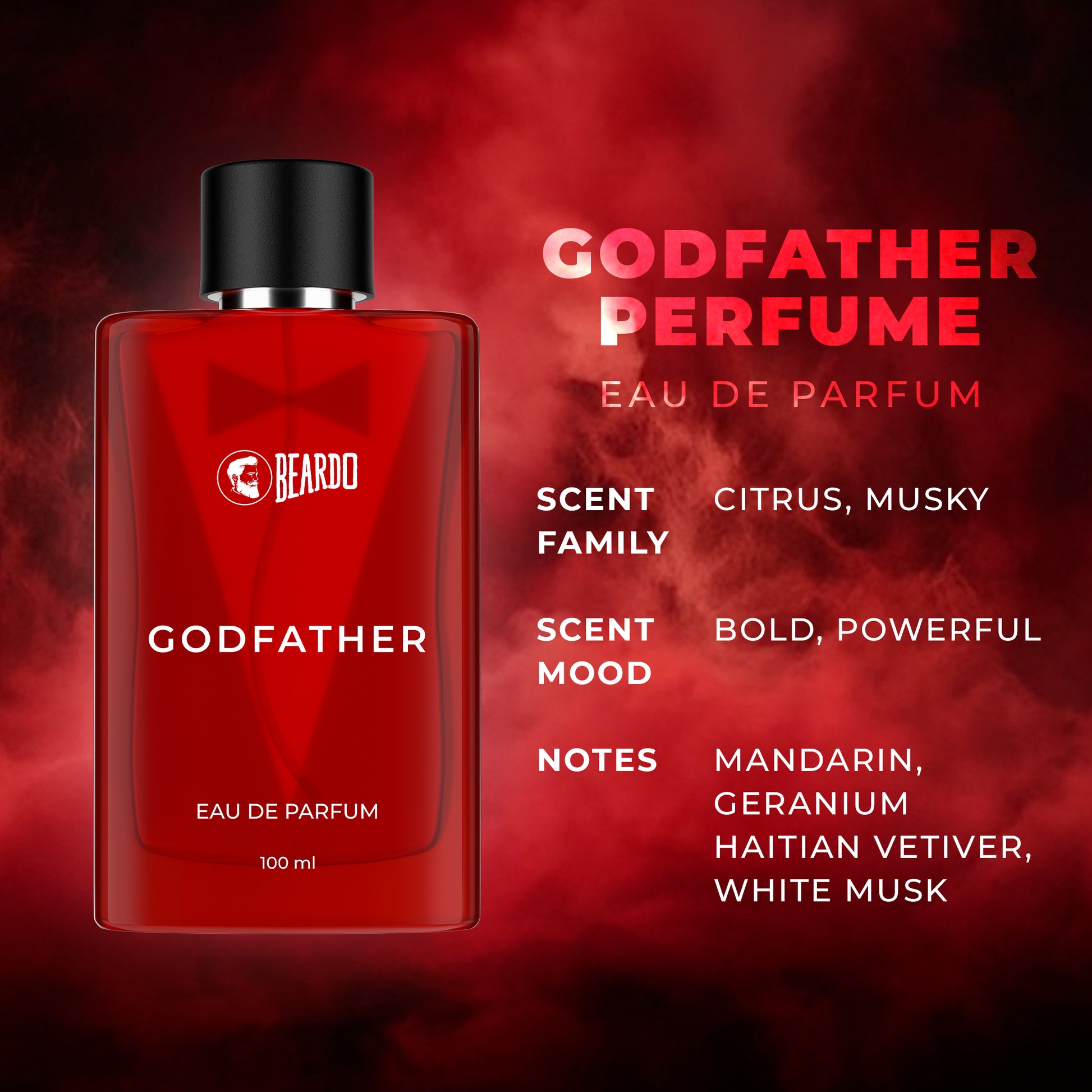 Beardo Godfather Perfume EDP 100ml & 50ml Combo